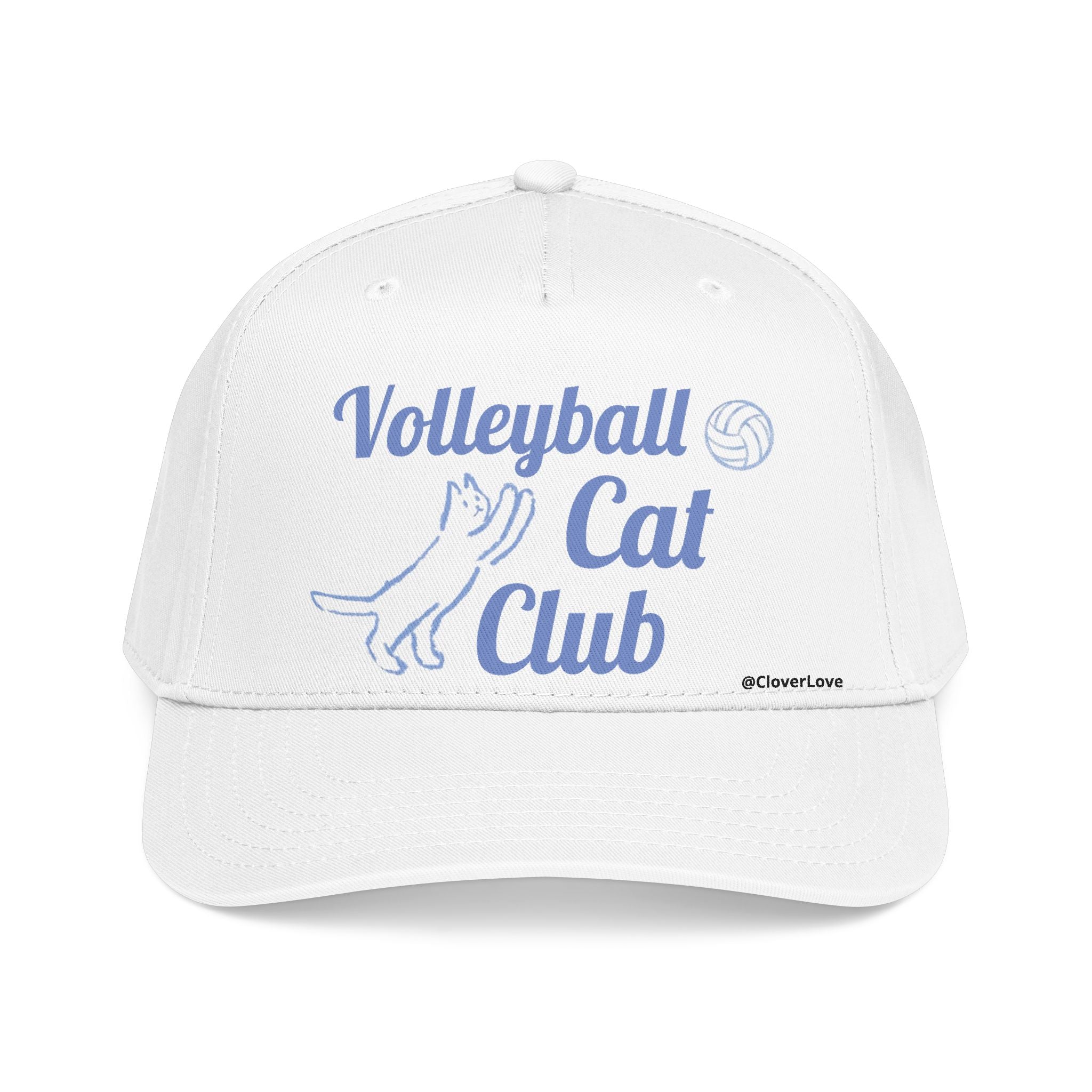 VC6, Cat's Skiff Adventure Baseball Cap — Cute Nautical Cat Hat with @CloverLove Design
