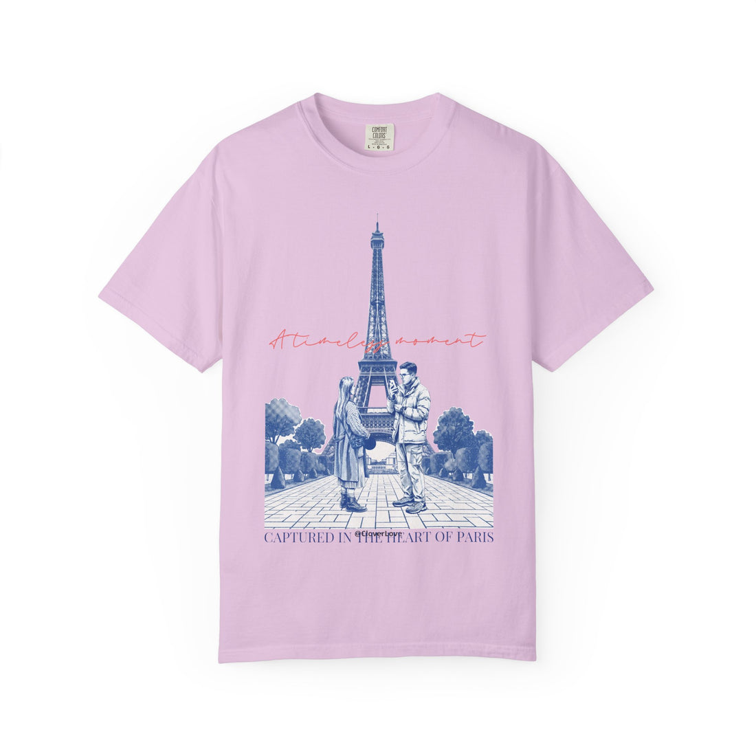 Custom Paris Landmark T-Shirt - Vintage Paris Memory Tee, Travel Lover Gift