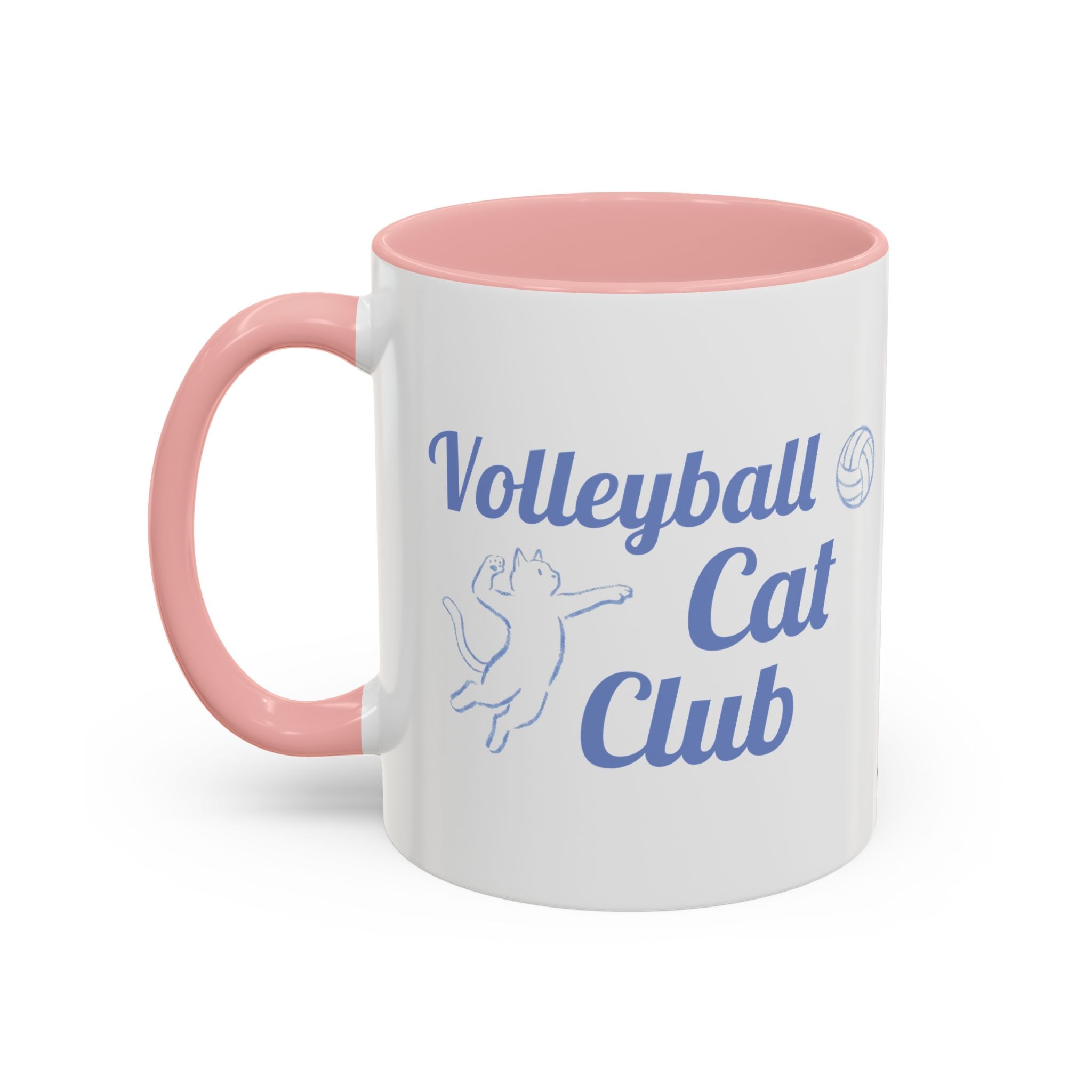 Volleyball Club Mug | Cat Design