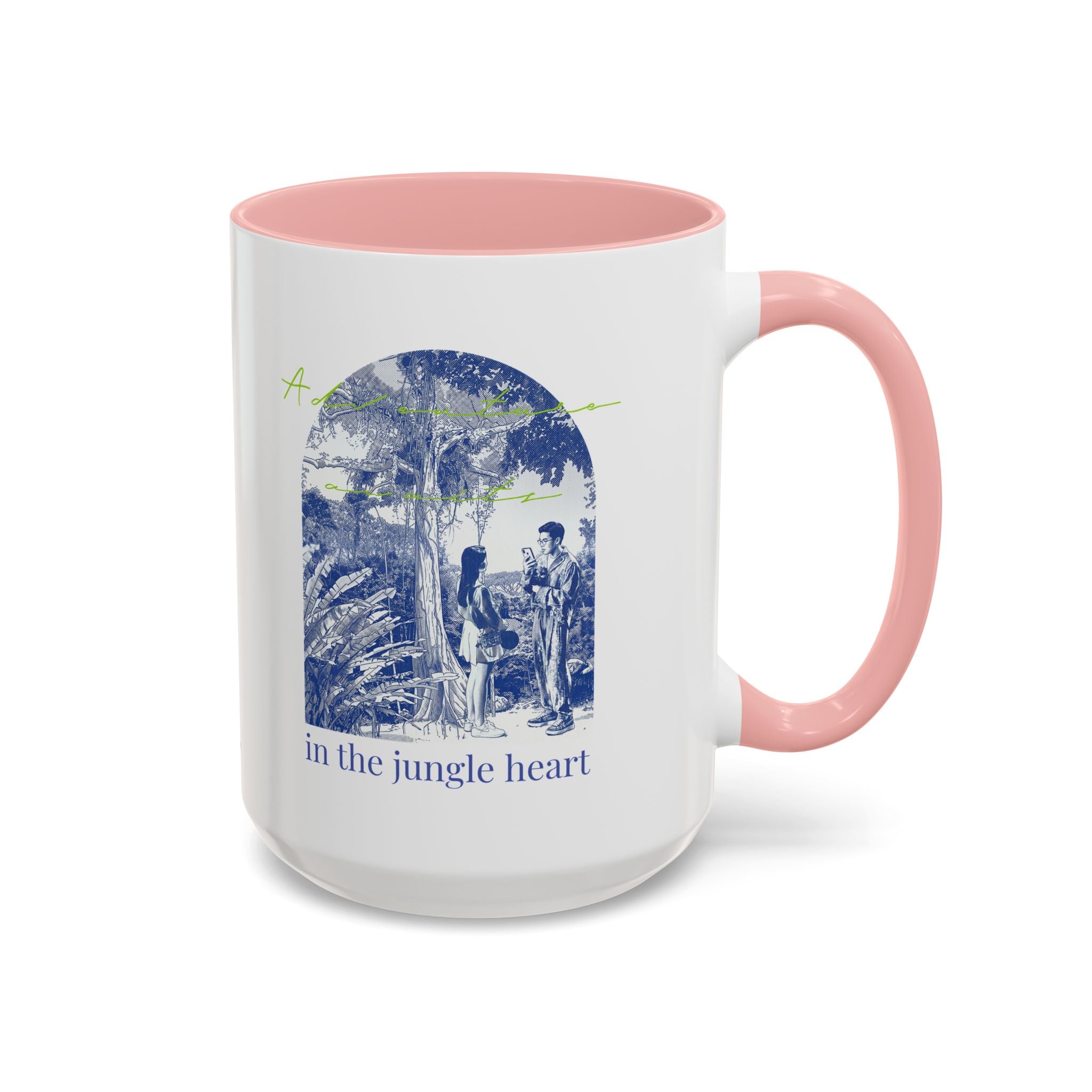 Jungle Adventure Travel Mug - Tropical Nature Coffee Cup for Explorers