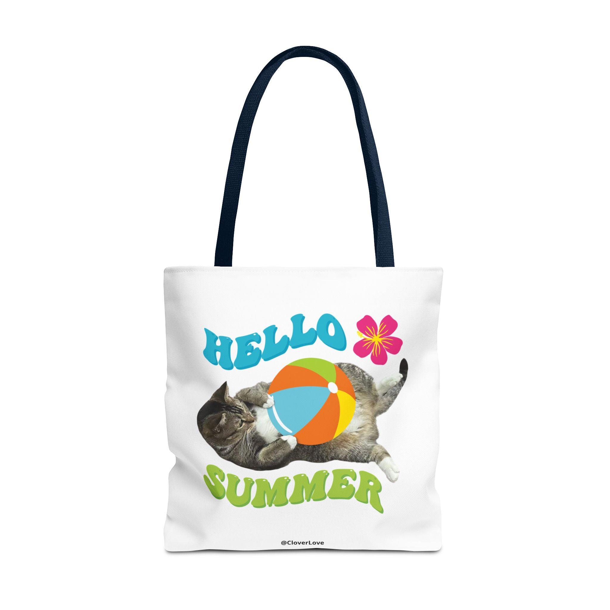 Custom Cat Tote Bag | Personalized Pet Photo Canvas Bag