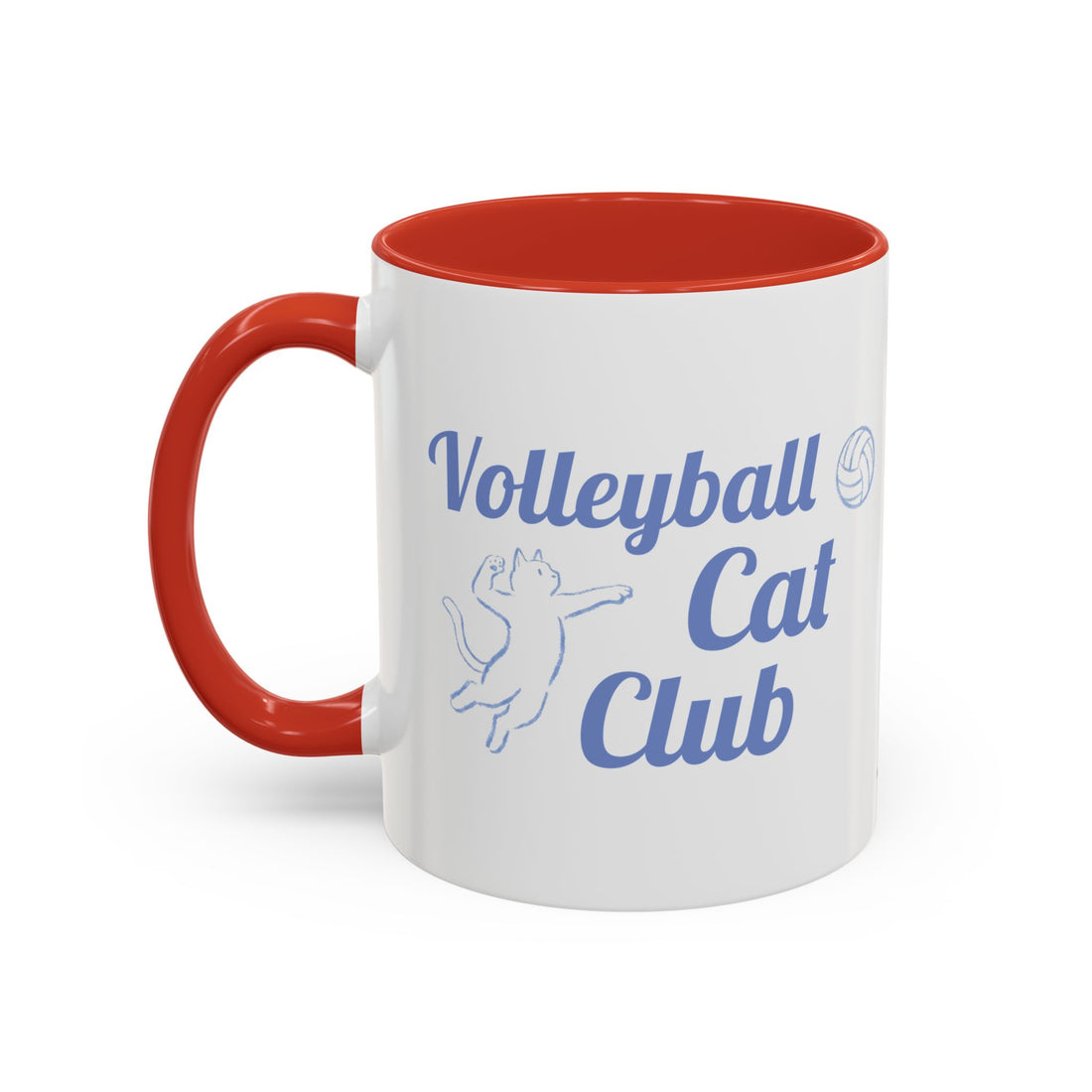 Volleyball Club Mug | Cat Design