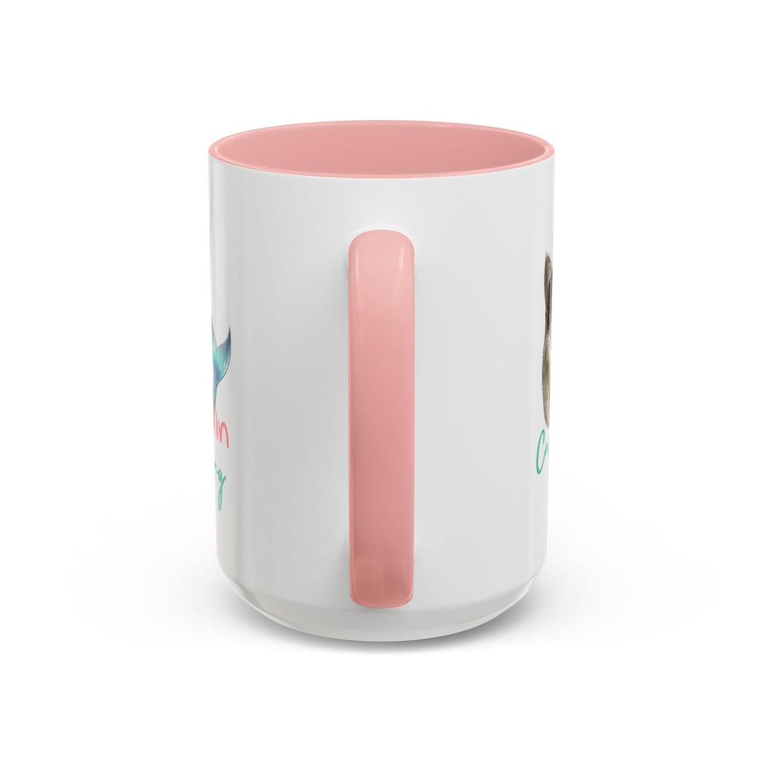 Mermaid Cat Summer Mug | Personalized Cat Coffee Cup With Custom Text