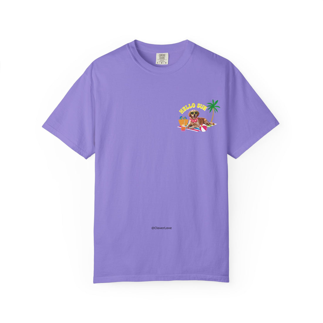 Custom Dog Summer T-Shirt - Funny Beach Dog Tee, Dog Lover Gift