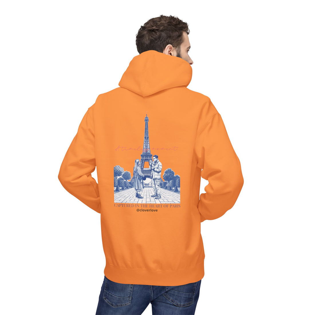 Paris Eiffelturm Hoodie | Romantisches Reise-Grafik-Sweatshirt