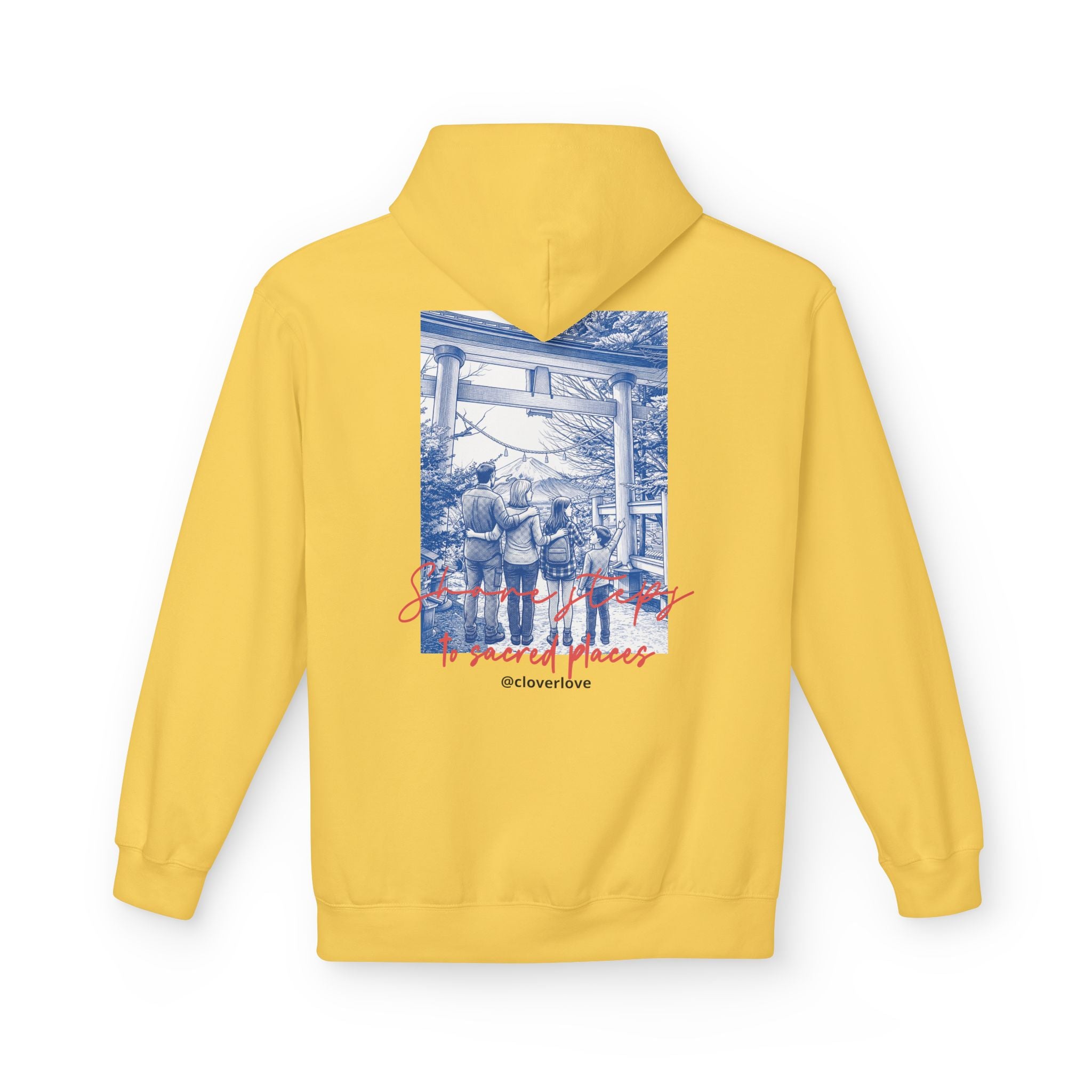 Sacred Places Hoodie | Vintage Reise-Wahrzeichen Sweatshirt