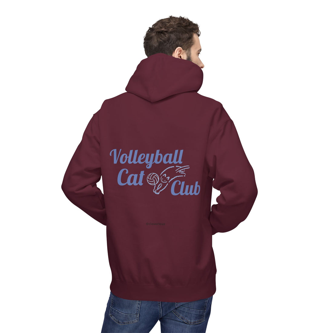 VC7, Catch the Echo Hoodie — Ocean Cat Adventure Graphic Hoodie