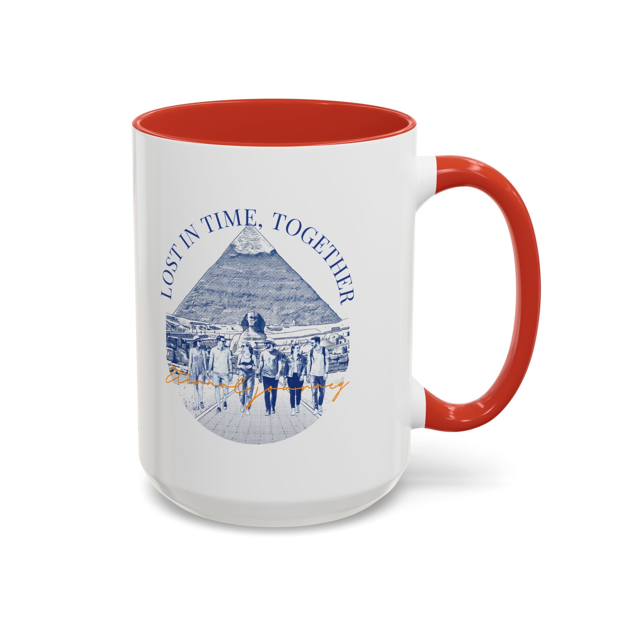 Egypt Travel Memory Mug - Pyramid Adventure Coffee Cup for Travelers