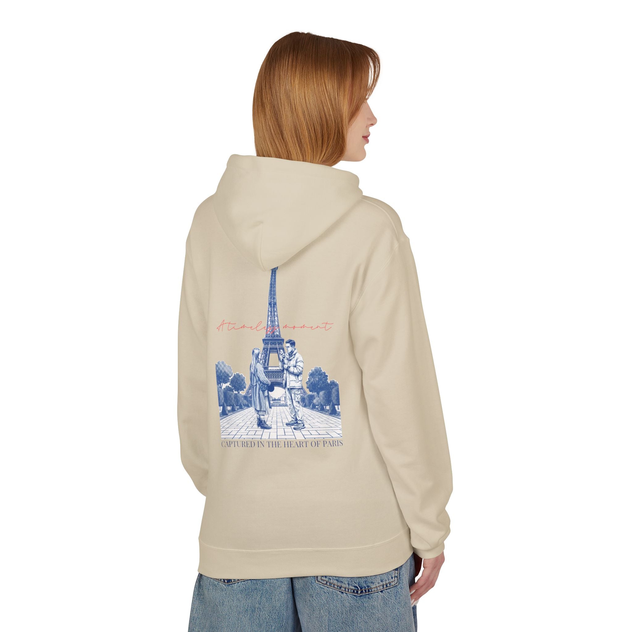 Paris Eiffel Tower Hoodie | Romantic Travel Graphic Sweatshirt