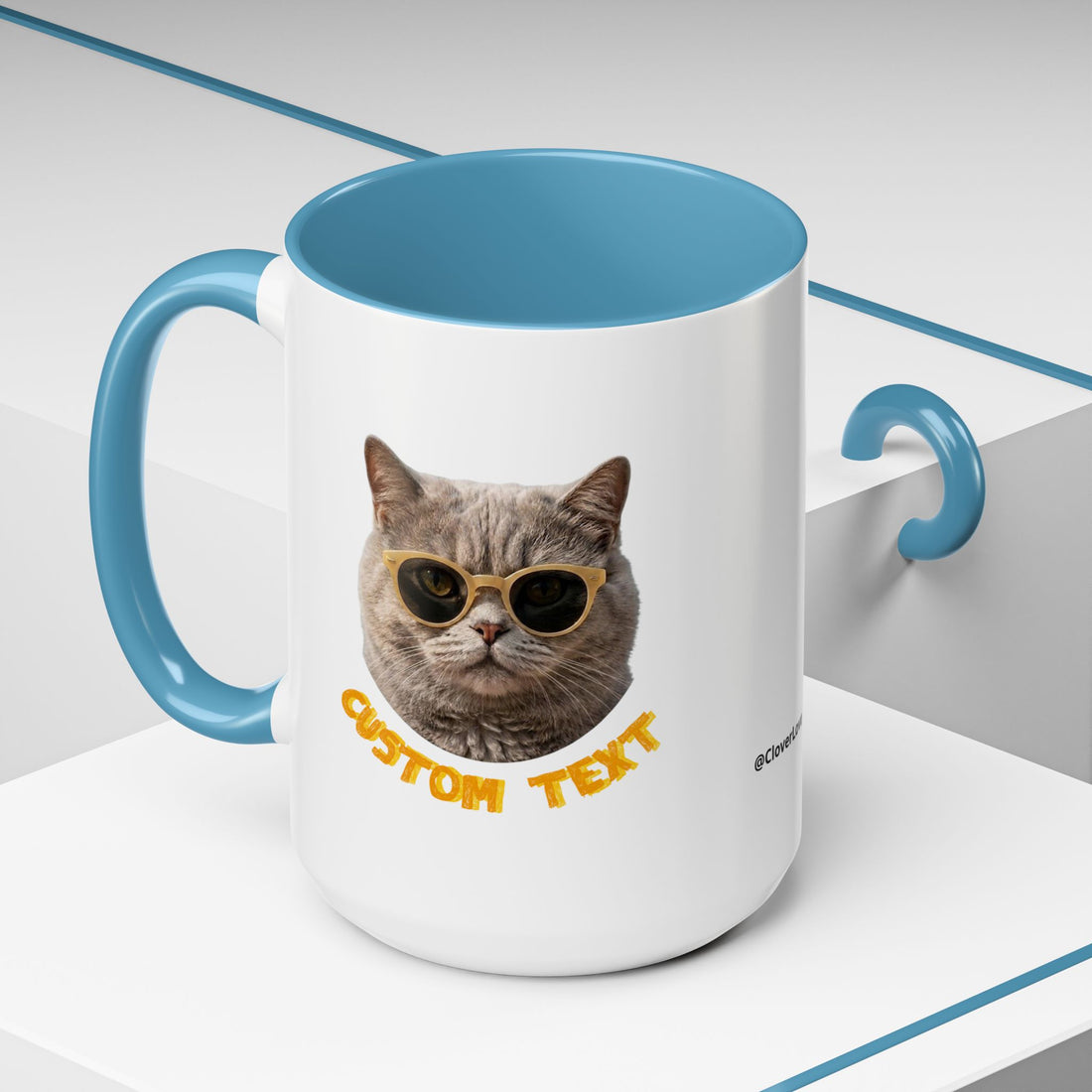 Funny Cat Summer Mug - Cute Beach Coffee Cup for Cat Lovers