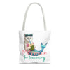 Custom Cat Tote Bag | Personalized Cat Photo Summer Canvas Bag
