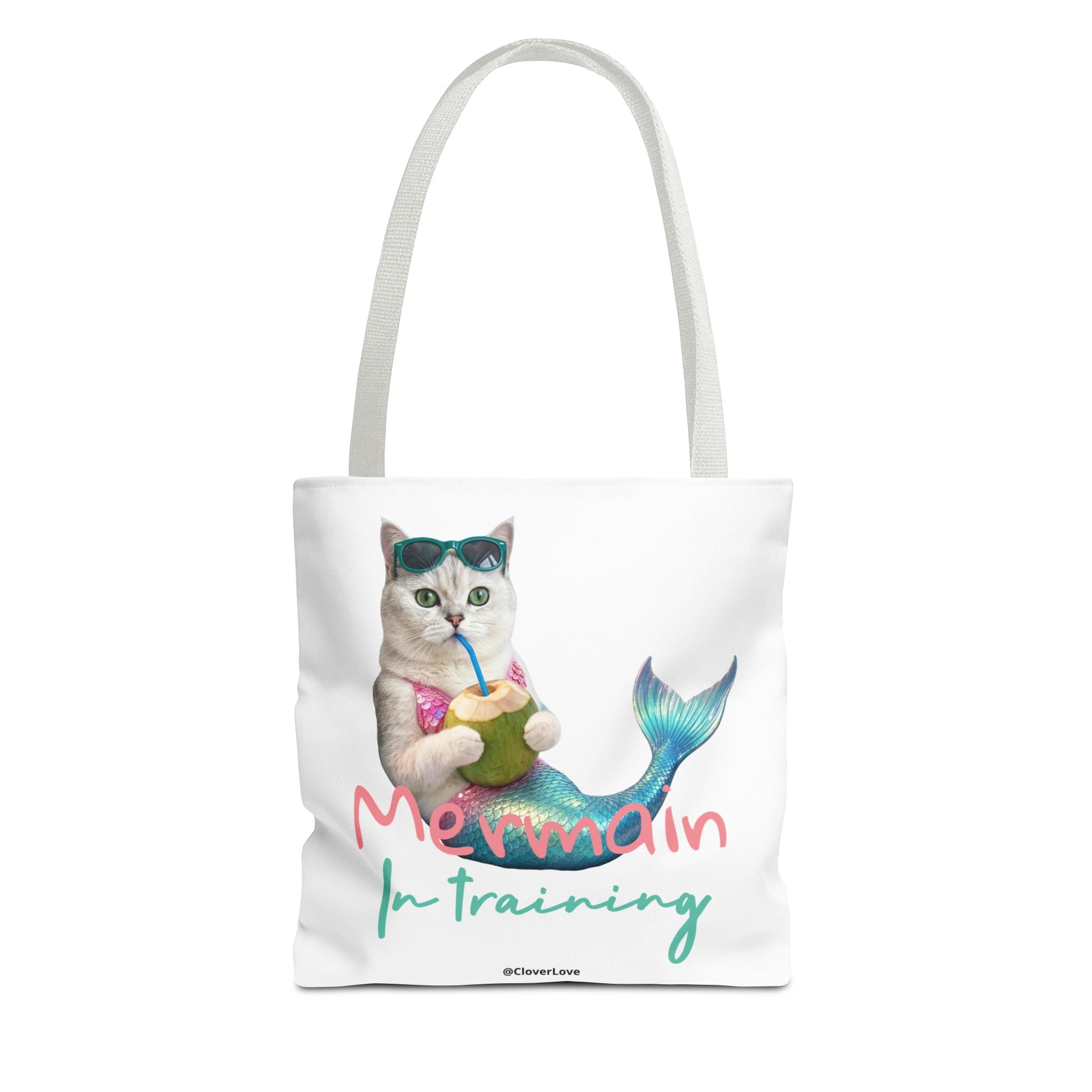 Custom Cat Tote Bag | Personalized Cat Photo Summer Canvas Bag