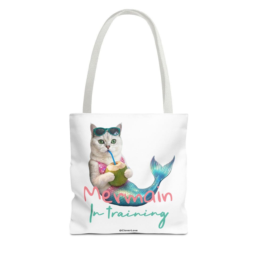 Custom Cat Tote Bag | Personalized Cat Photo Summer Canvas Bag