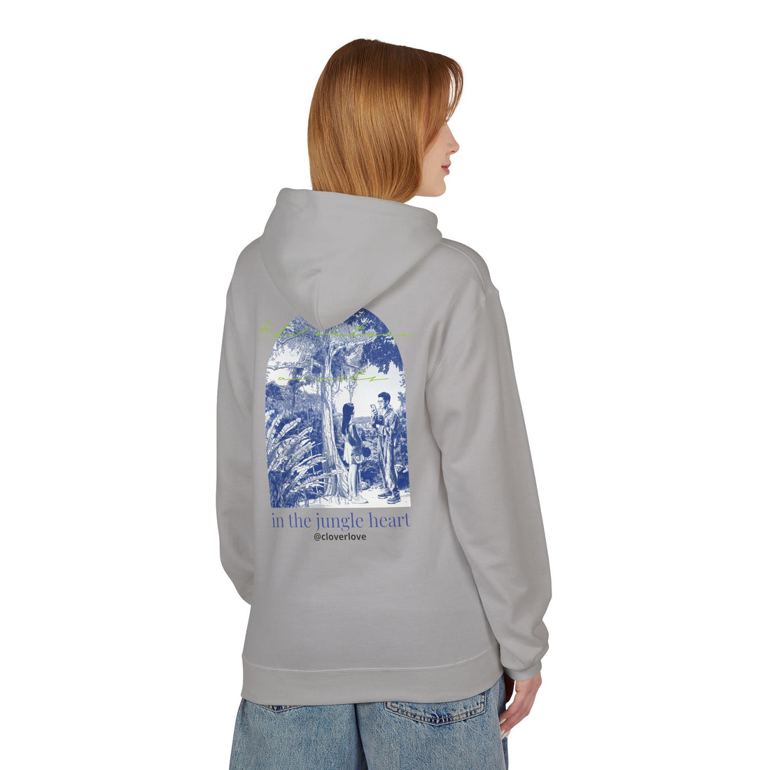 Dschungel-Abenteuer Hoodie – Vintage Tropical Travel Grafik Pullover Sweatshirt