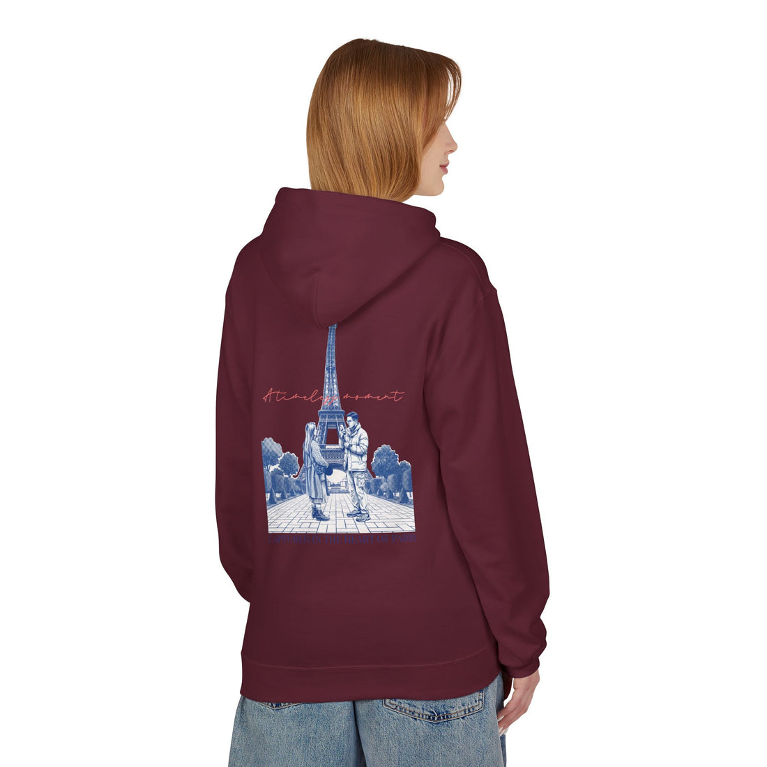 Paris Eiffel Tower Hoodie | Romantic Travel Graphic Sweatshirt