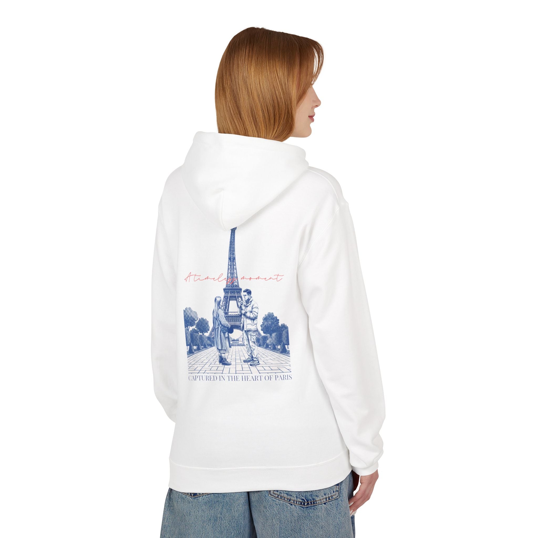 Paris Eiffel Tower Hoodie | Romantic Travel Graphic Sweatshirt