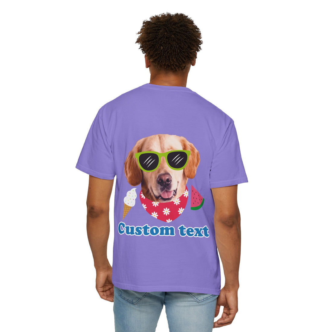 Custom Dog Summer T-Shirt - Funny Beach Dog Tee, Dog Lover Gift