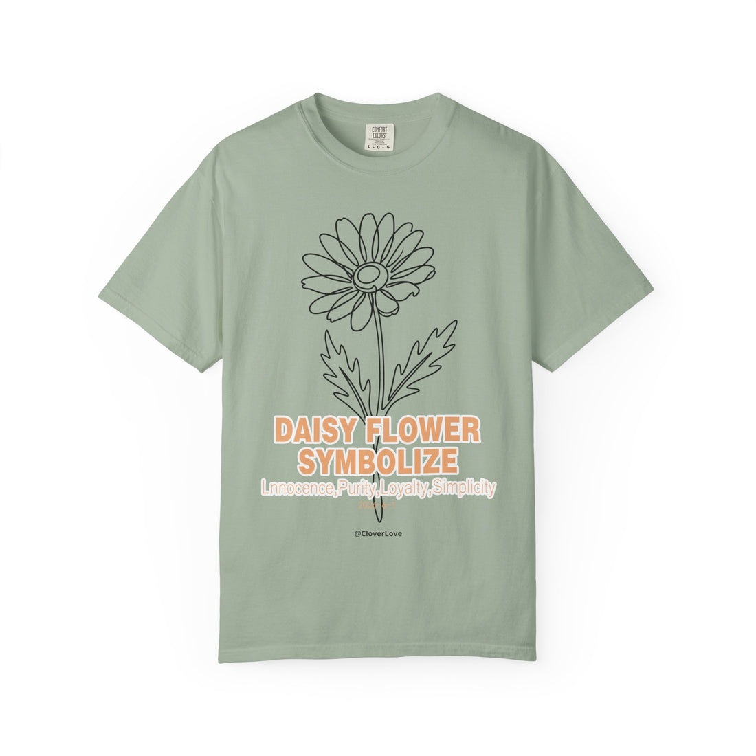 Daisy Flower T-Shirt - Botanical Graphic Shirt for Flower Lovers