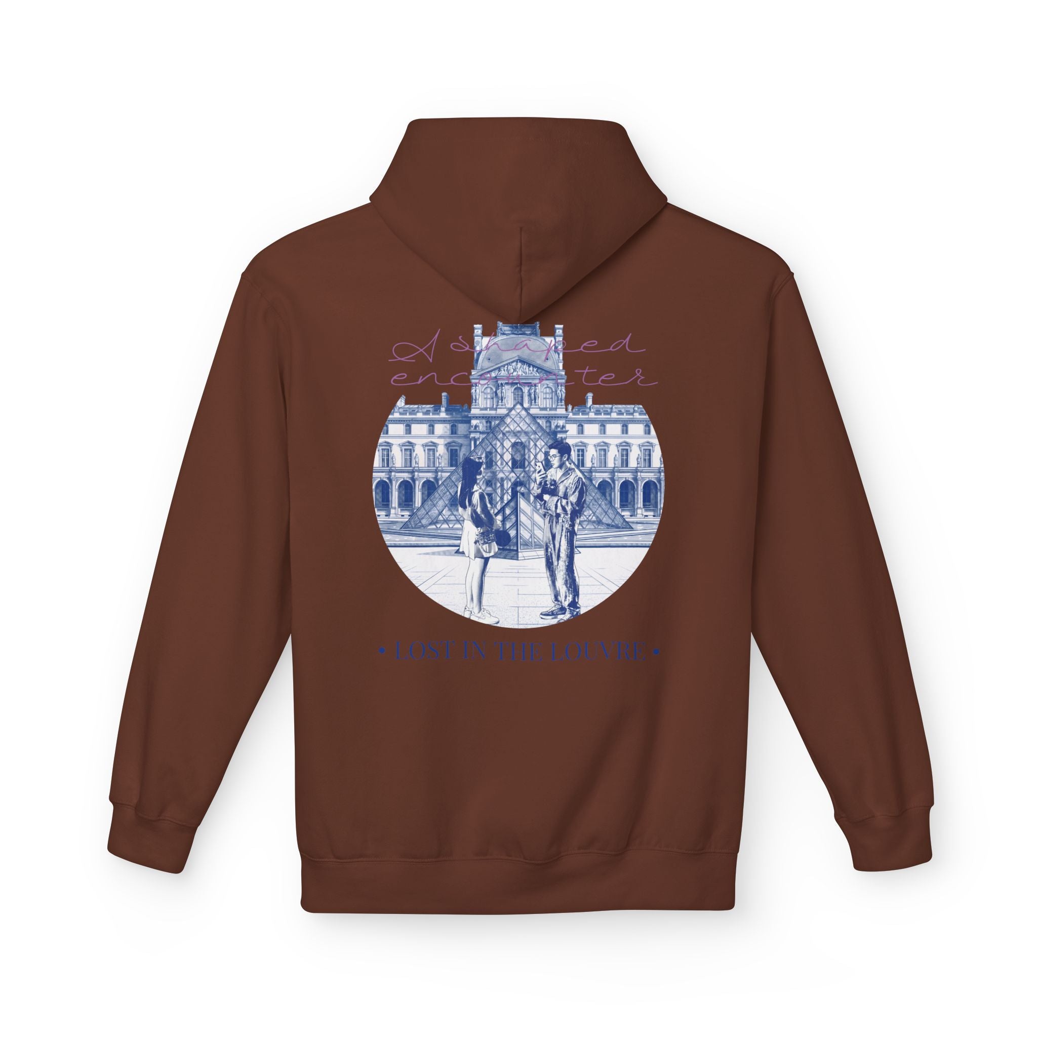 Lost In The Louvre Hoodie | Paris Travel Landmark Sweatshirt