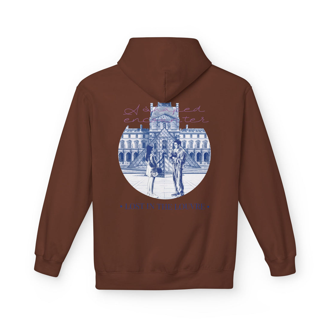 Lost In The Louvre Hoodie | Paris Travel Landmark Sweatshirt