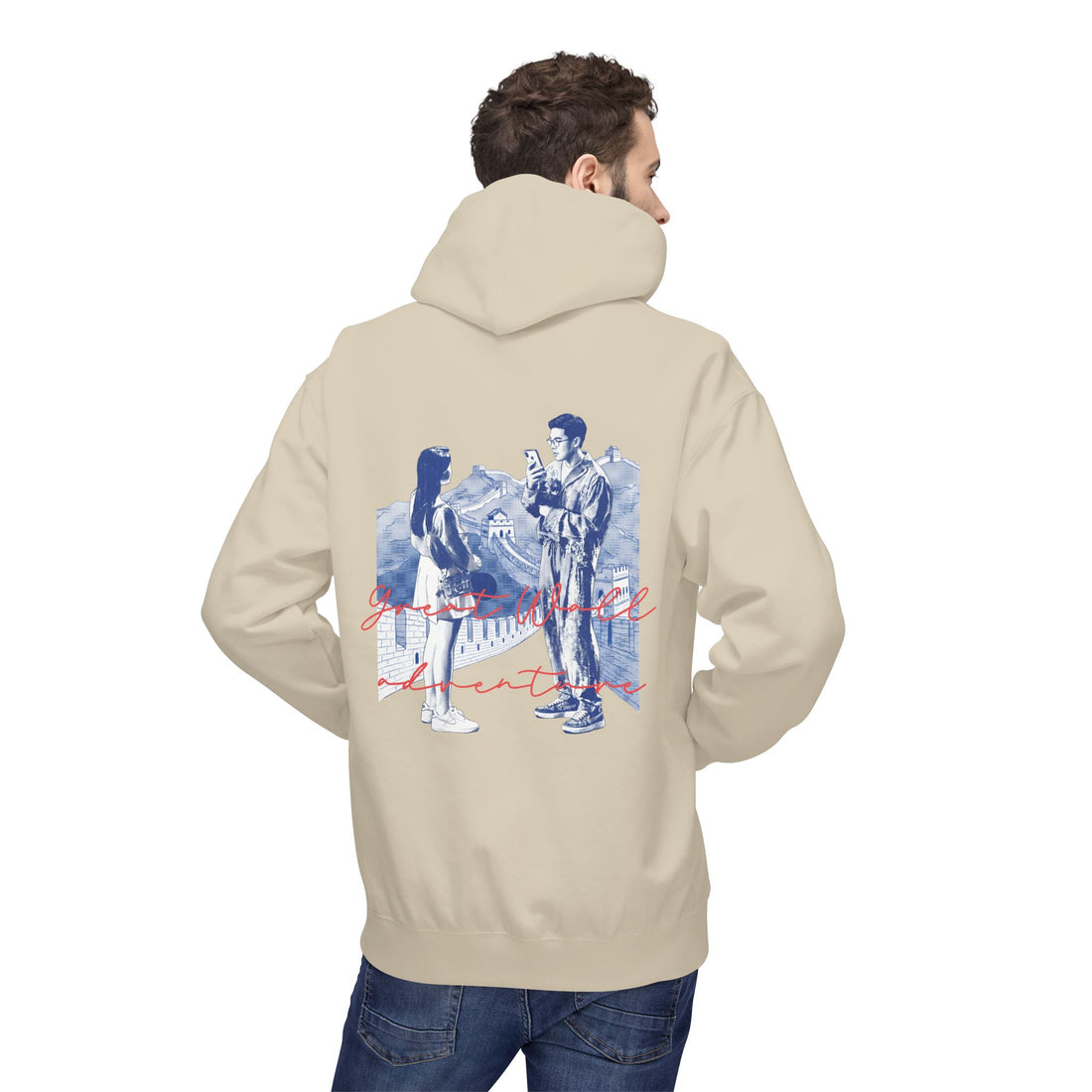 Great Wall Adventure Hoodie – Summer Wanderlust Sweatshirt