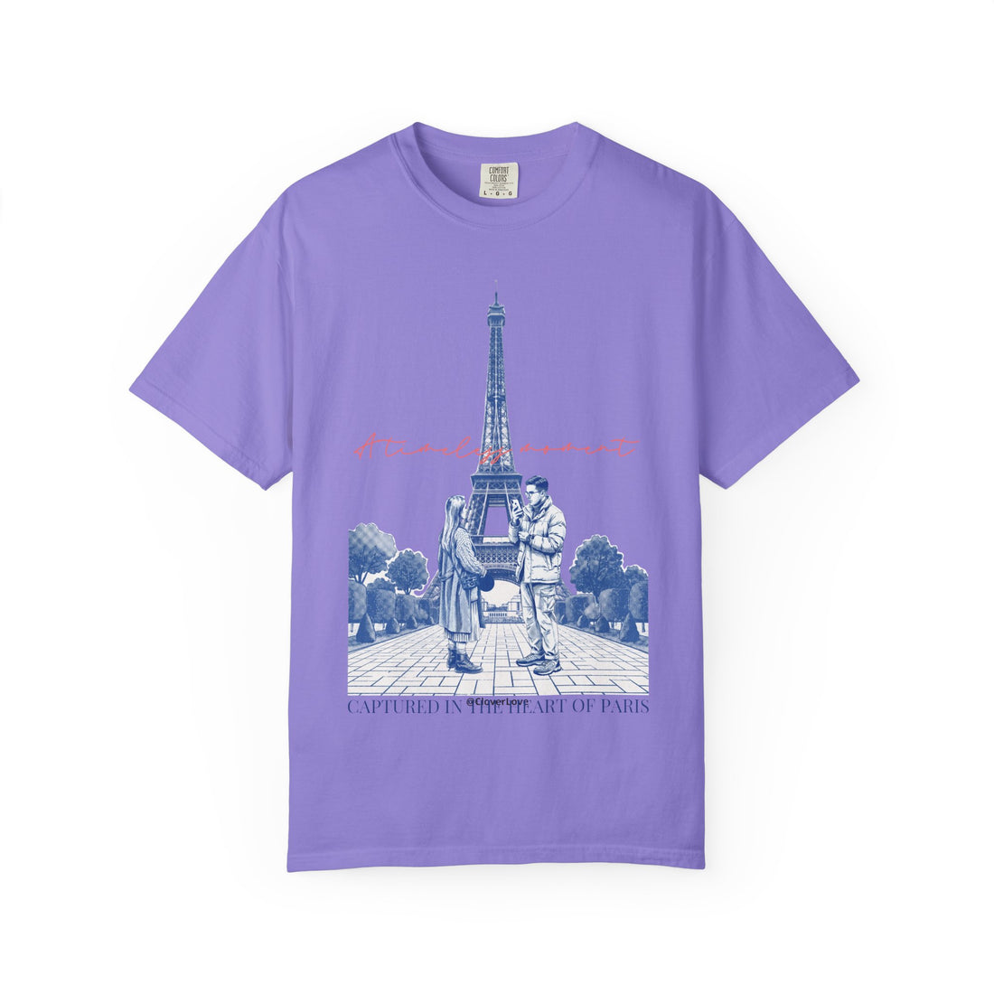 Custom Paris Landmark T-Shirt - Vintage Paris Memory Tee, Travel Lover Gift