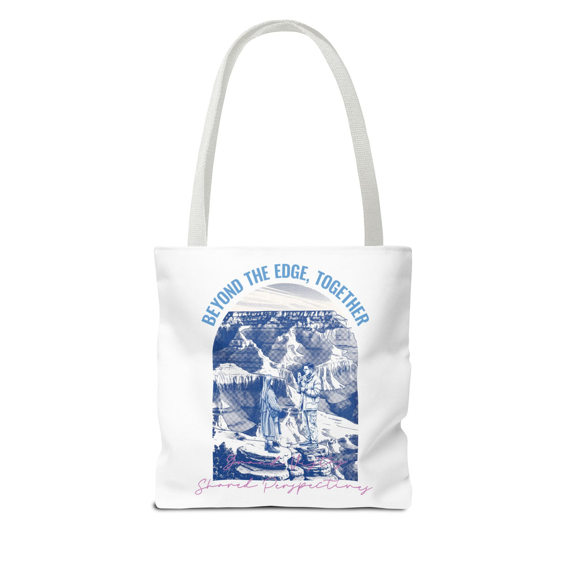 Beyond The Edge Travel Tote Bag | Grand Canyon Adventure Canvas Tote Bag for Travel Lovers