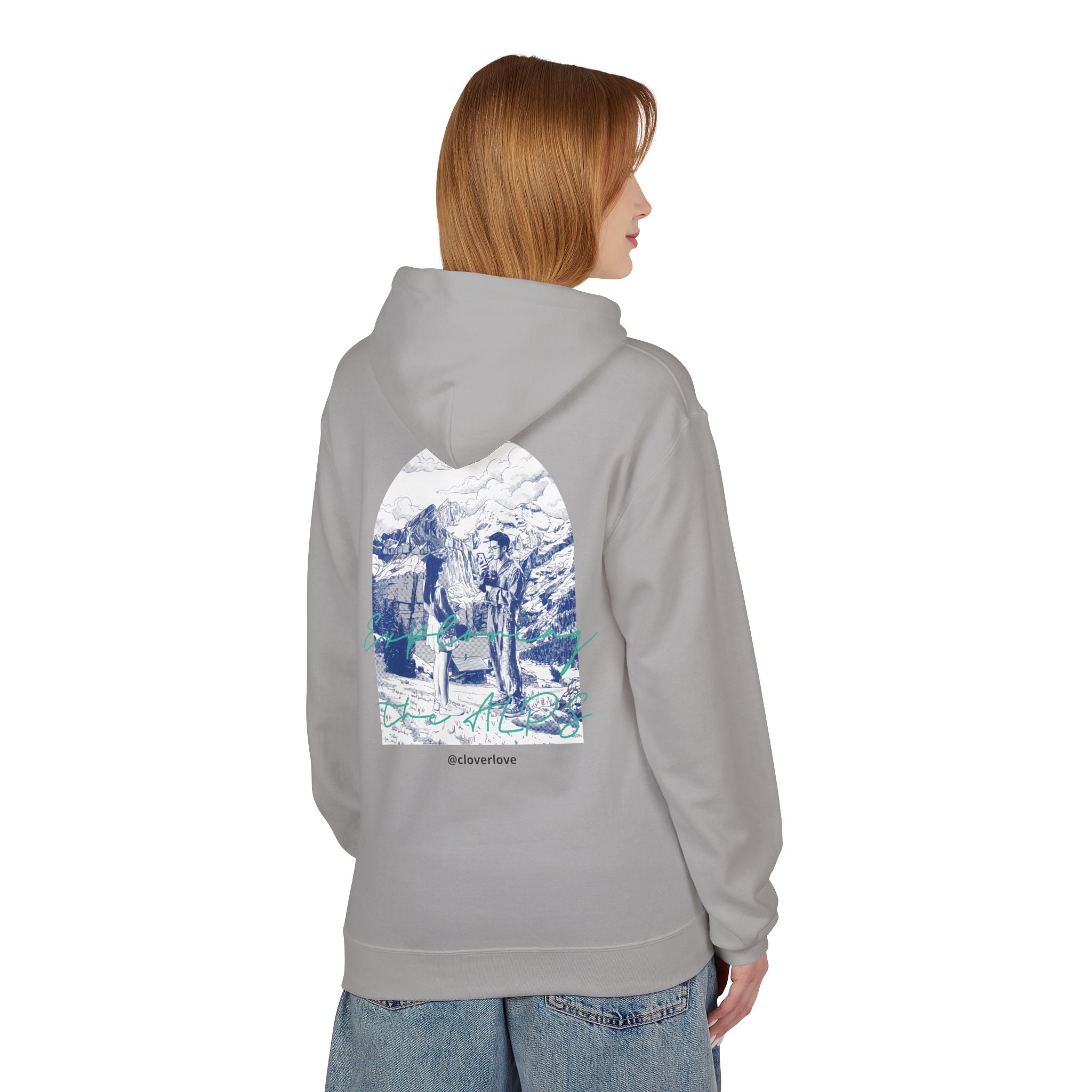 Mountain Travel Hoodie | Abenteuerlandschaft Grafik Pullover