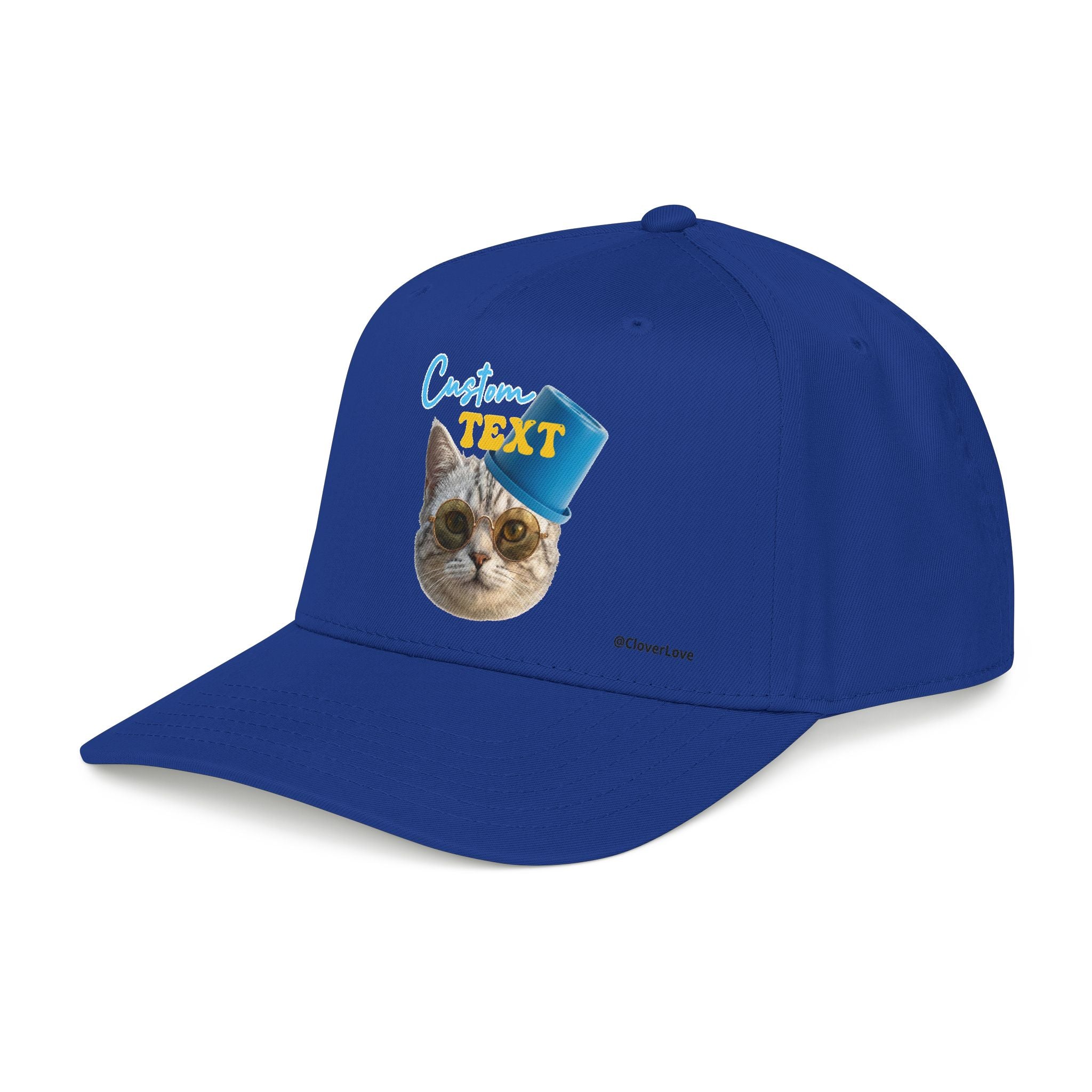 Funny Cat Photo Hat | Custom Pet Lover Baseball Cap