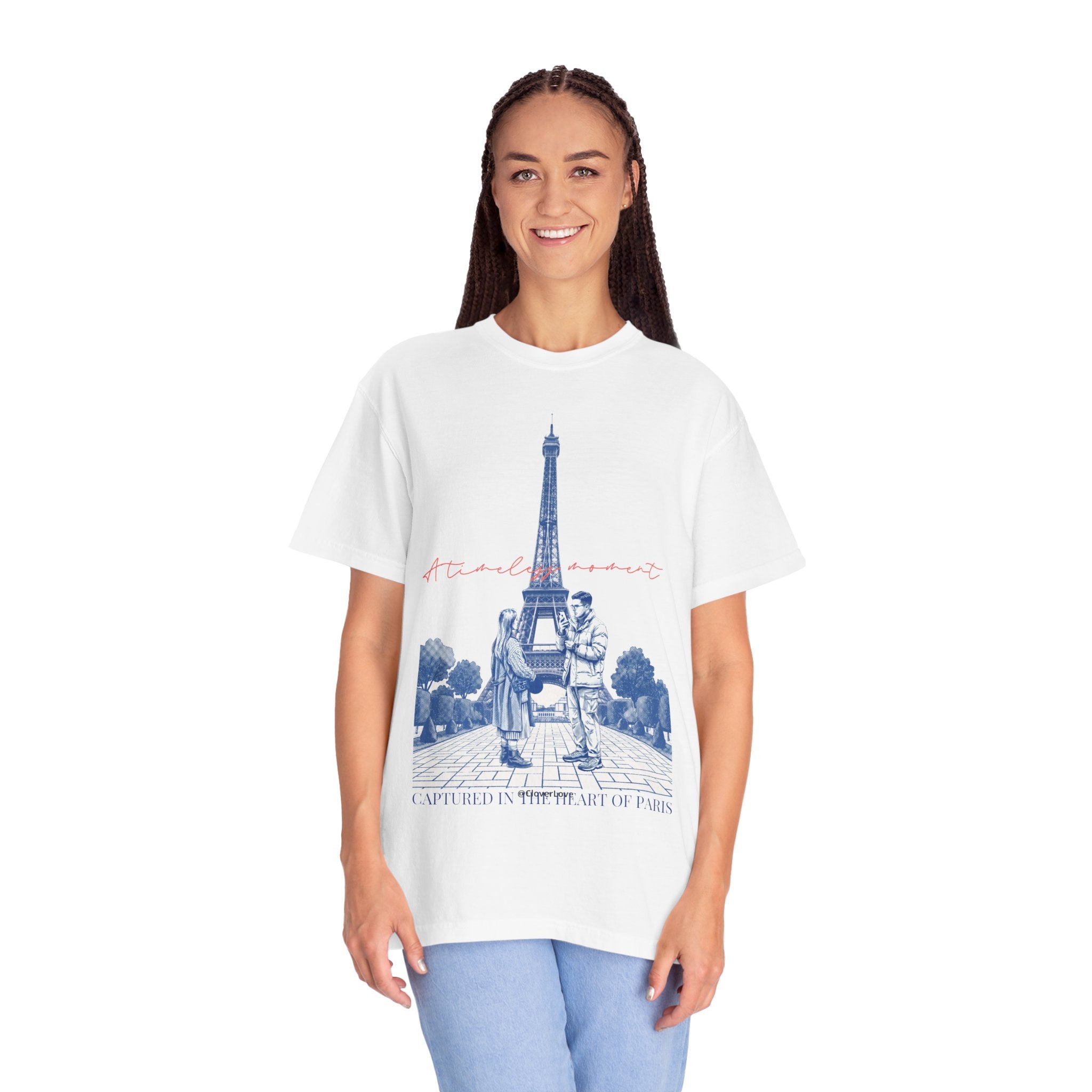 Custom Paris Landmark T-Shirt - Vintage Paris Memory Tee, Travel Lover Gift