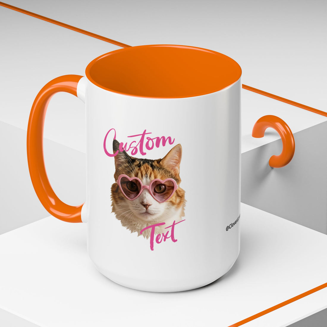 Road Trip Cat Mug | Personalized Summer Cat Coffee Cup With Custom Text