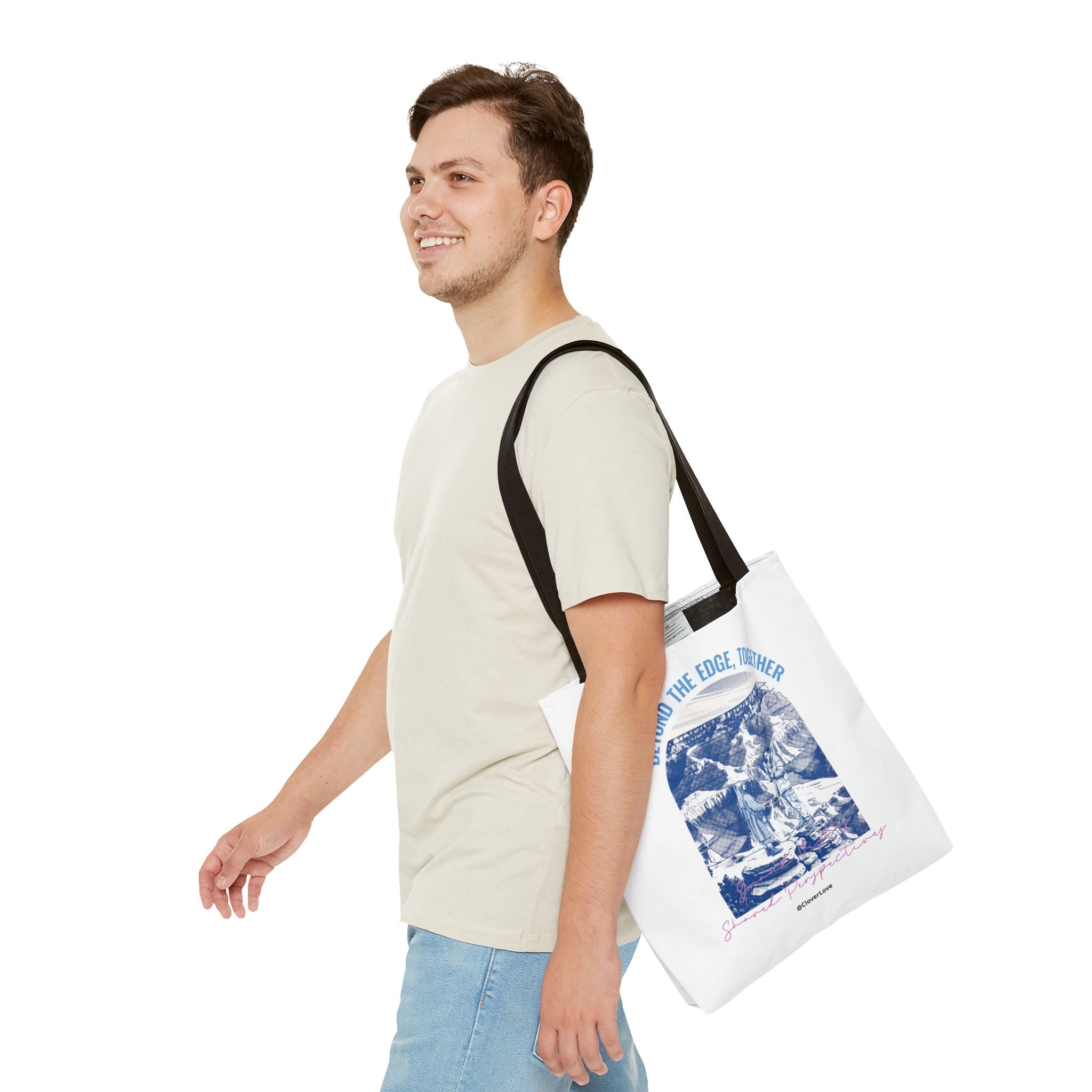 Beyond The Edge Travel Tote Bag | Grand Canyon Adventure Canvas Tote Bag for Travel Lovers