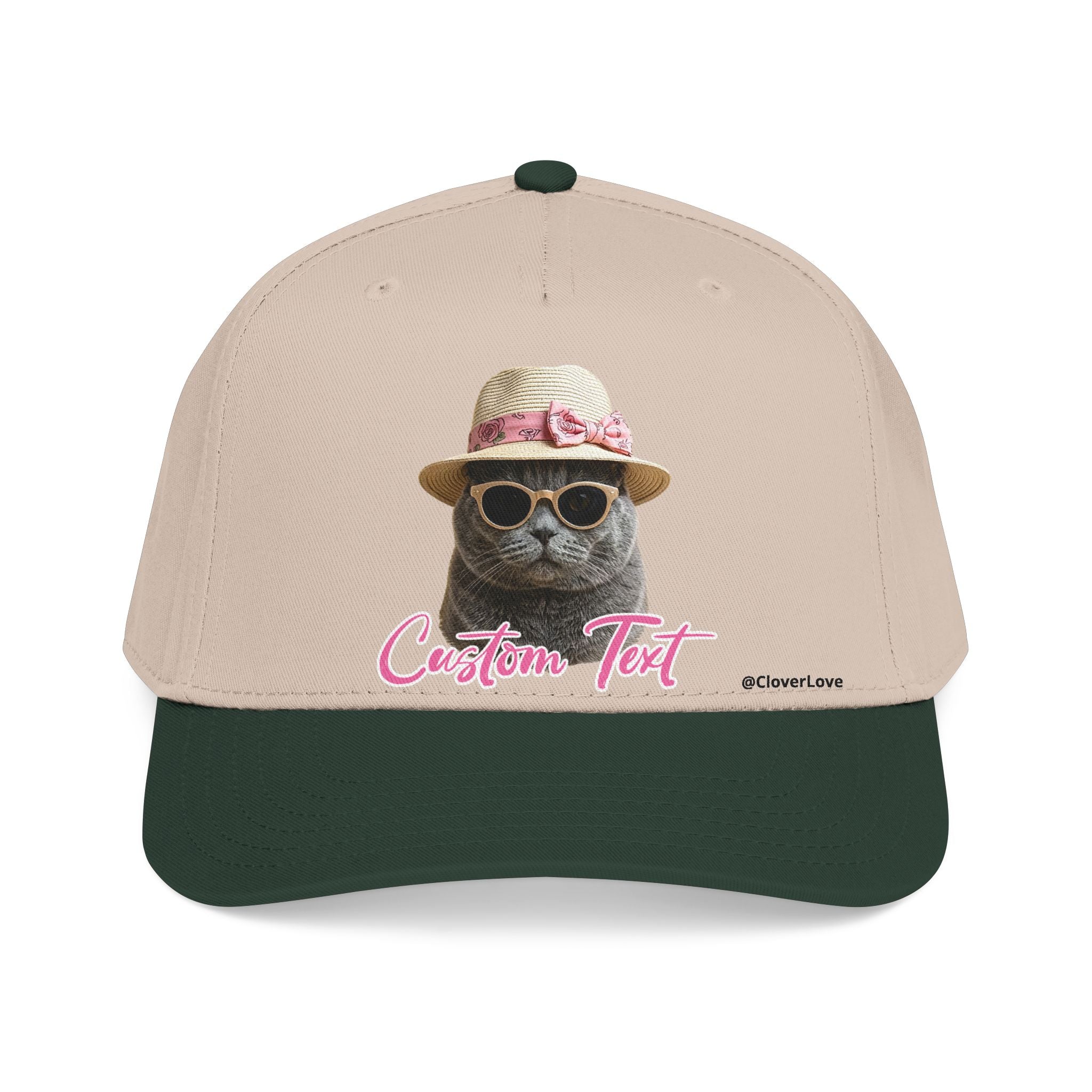 Cute Cat Photo Hat | Personalized Pet Lover Baseball Cap
