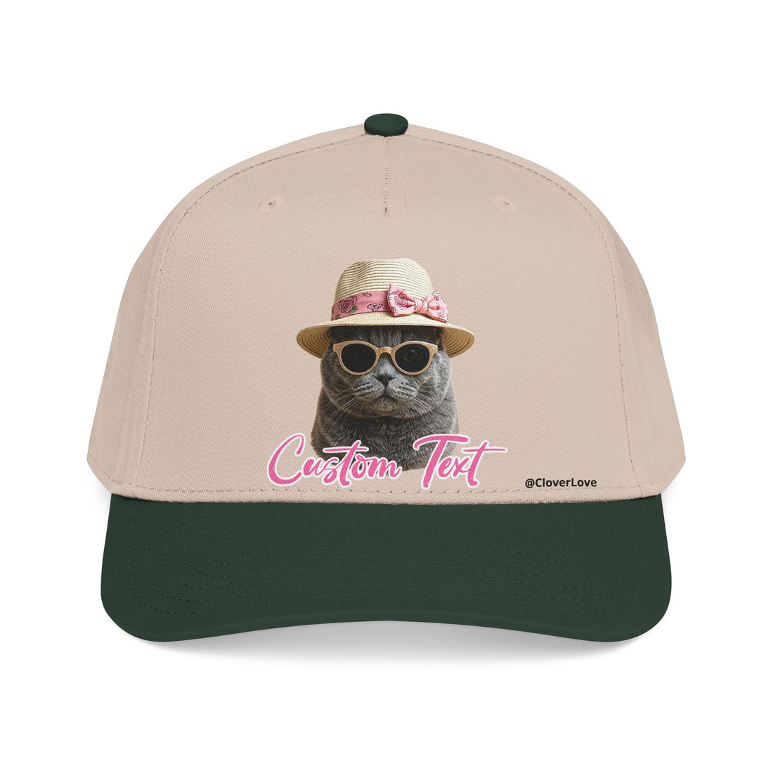 Cute Cat Photo Hat | Personalized Pet Lover Baseball Cap