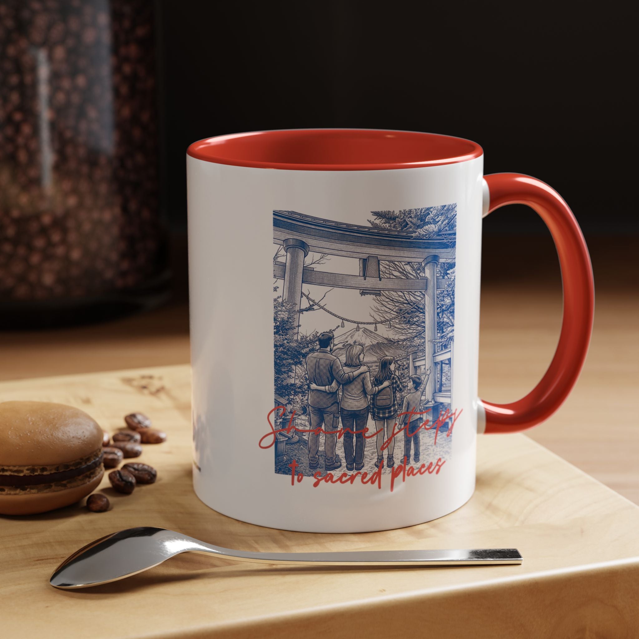Japan Travel Memory Mug - Mount Fuji Coffee Cup for Travelers