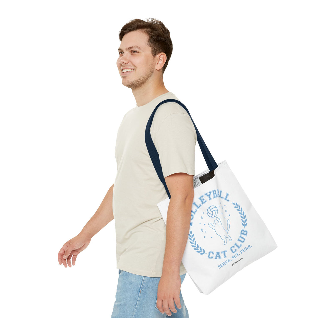 VC1, Otter Dive Tote Bag — "Catch the Deep" Illustrated Beach Tote