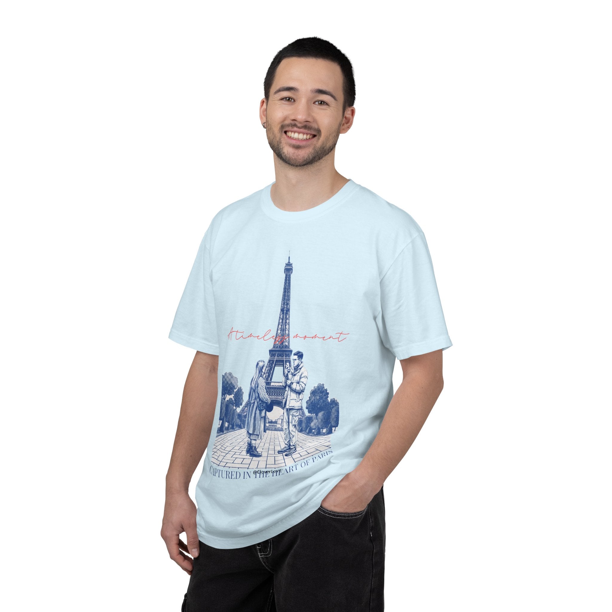 Custom Paris Landmark T-Shirt - Vintage Paris Memory Tee, Travel Lover Gift
