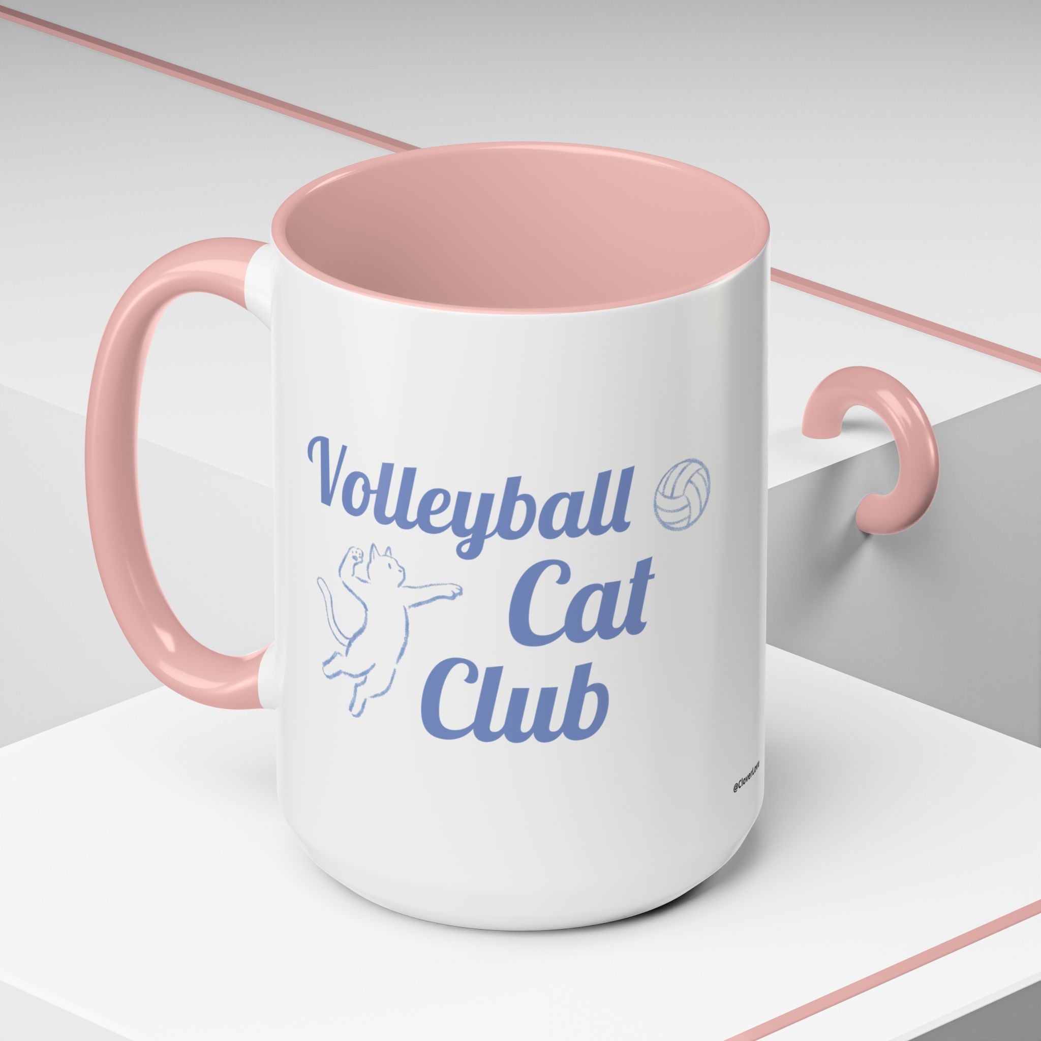 Volleyball Club Mug | Cat Design