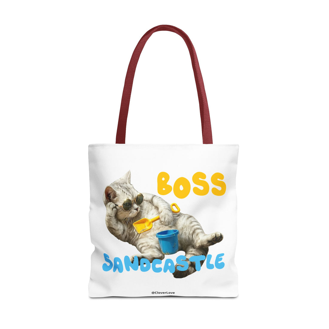 Funny Cat Tote Bag | Custom Pet Photo Personalized Canvas Bag
