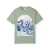 Custom Travel Landmark T-Shirt - Vintage Mountain Adventure Tee, Unique Travel Gift