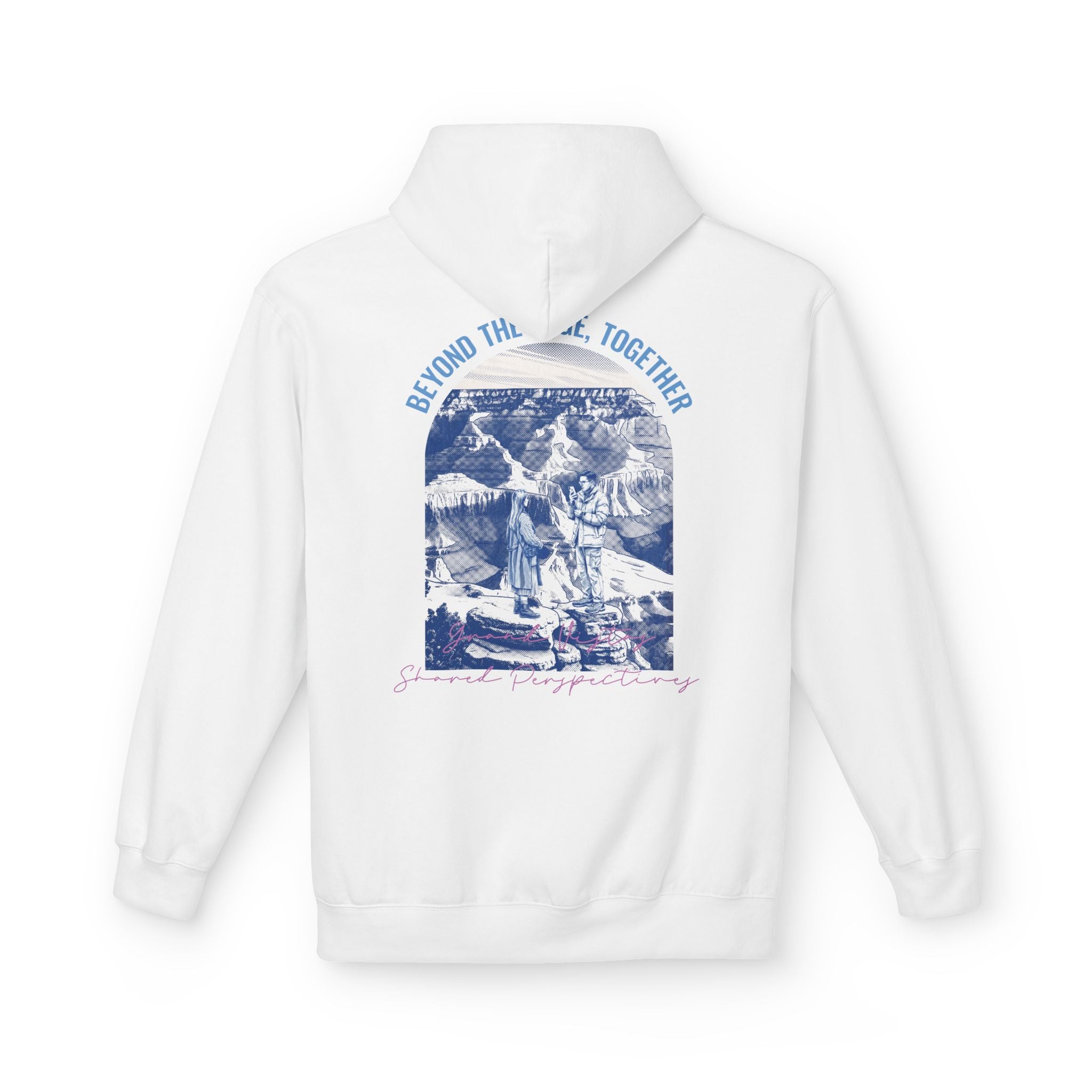 Beyond The Horizon Custom Travel Hoodie, Scenic Landmark Couple Gift