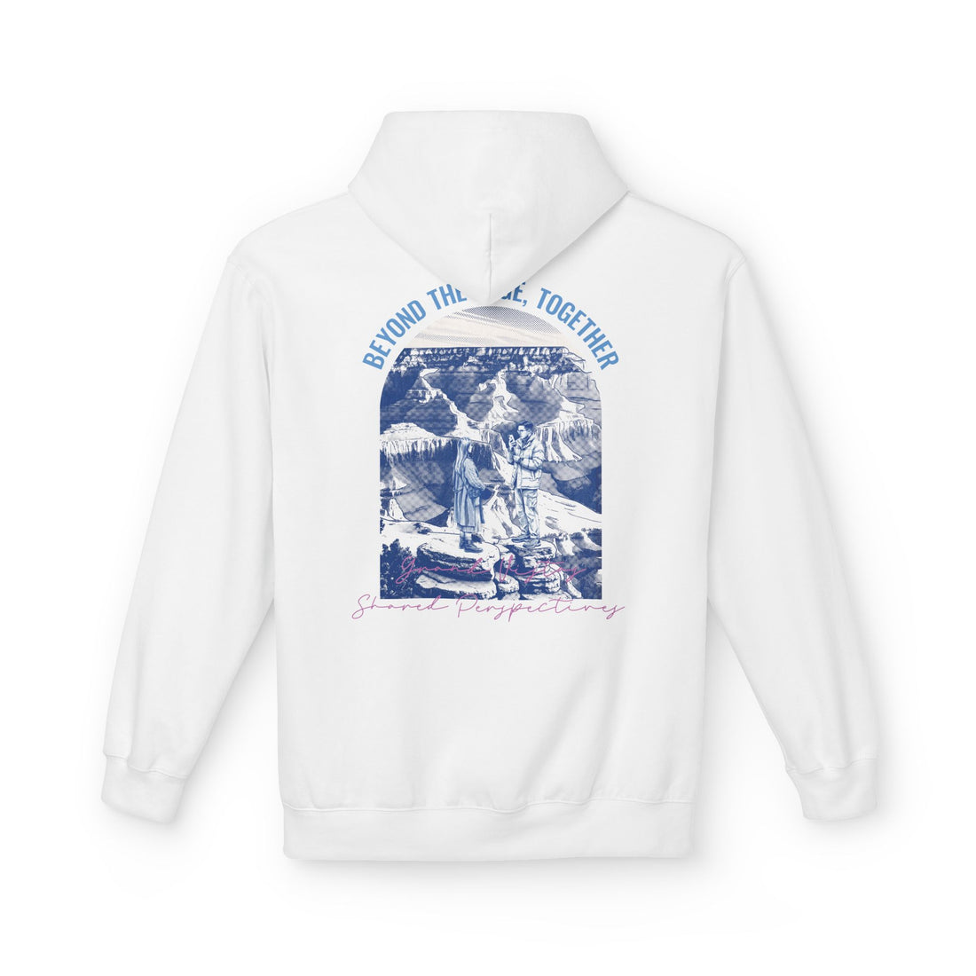 Beyond The Horizon Custom Travel Hoodie, Scenic Landmark Couple Gift