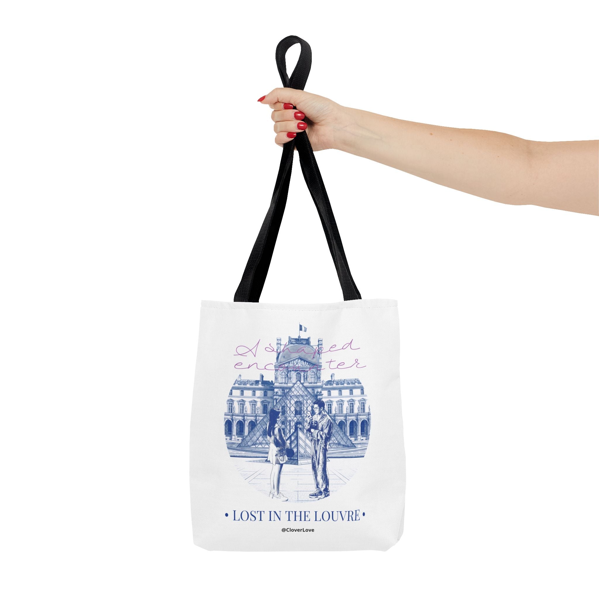 Louvre Paris Tote Bag | Vintage Museum Travel Canvas Bag