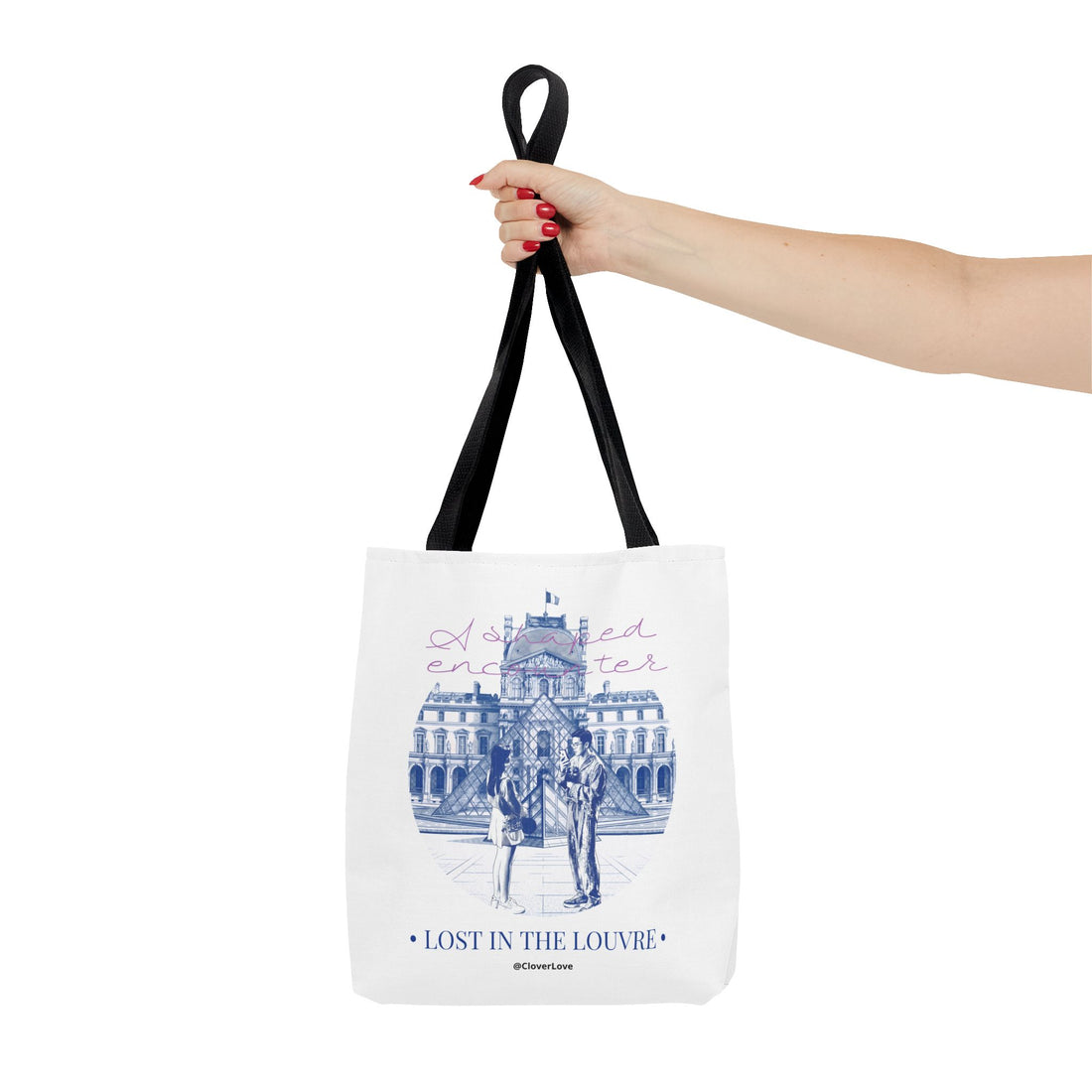 Louvre Paris Tote Bag | Vintage Museum Travel Canvas Bag