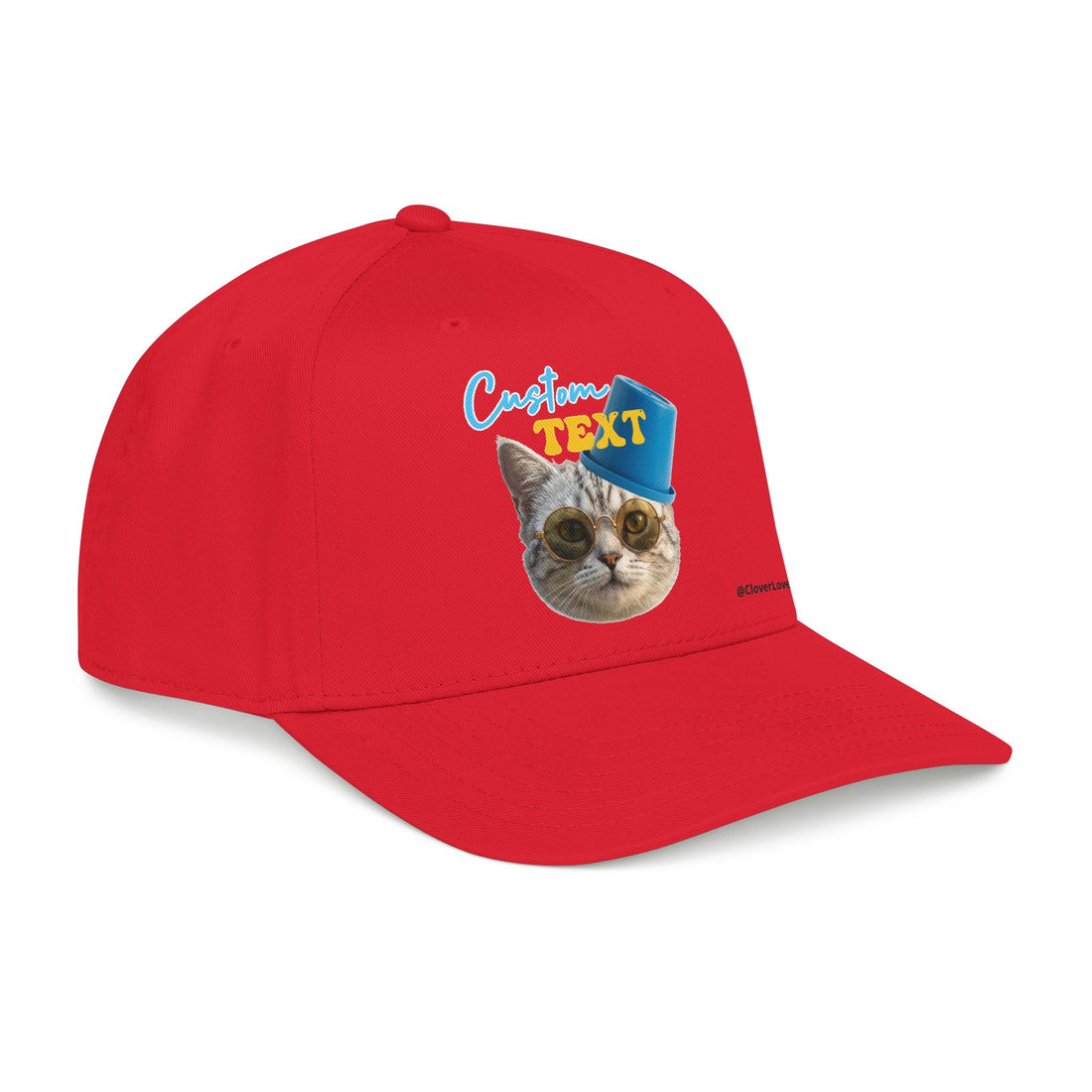 Funny Cat Photo Hat | Custom Pet Lover Baseball Cap