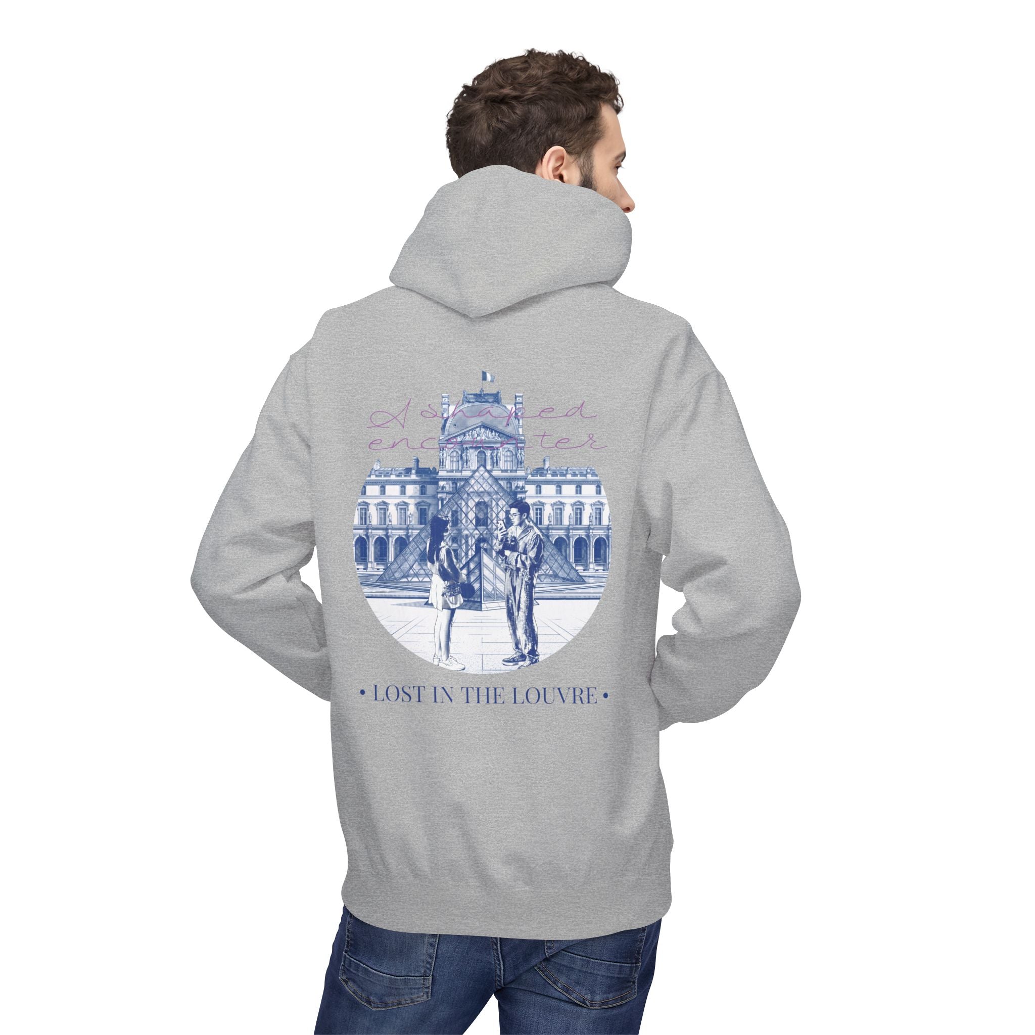 Lost In The Louvre Hoodie | Paris Travel Landmark Sweatshirt