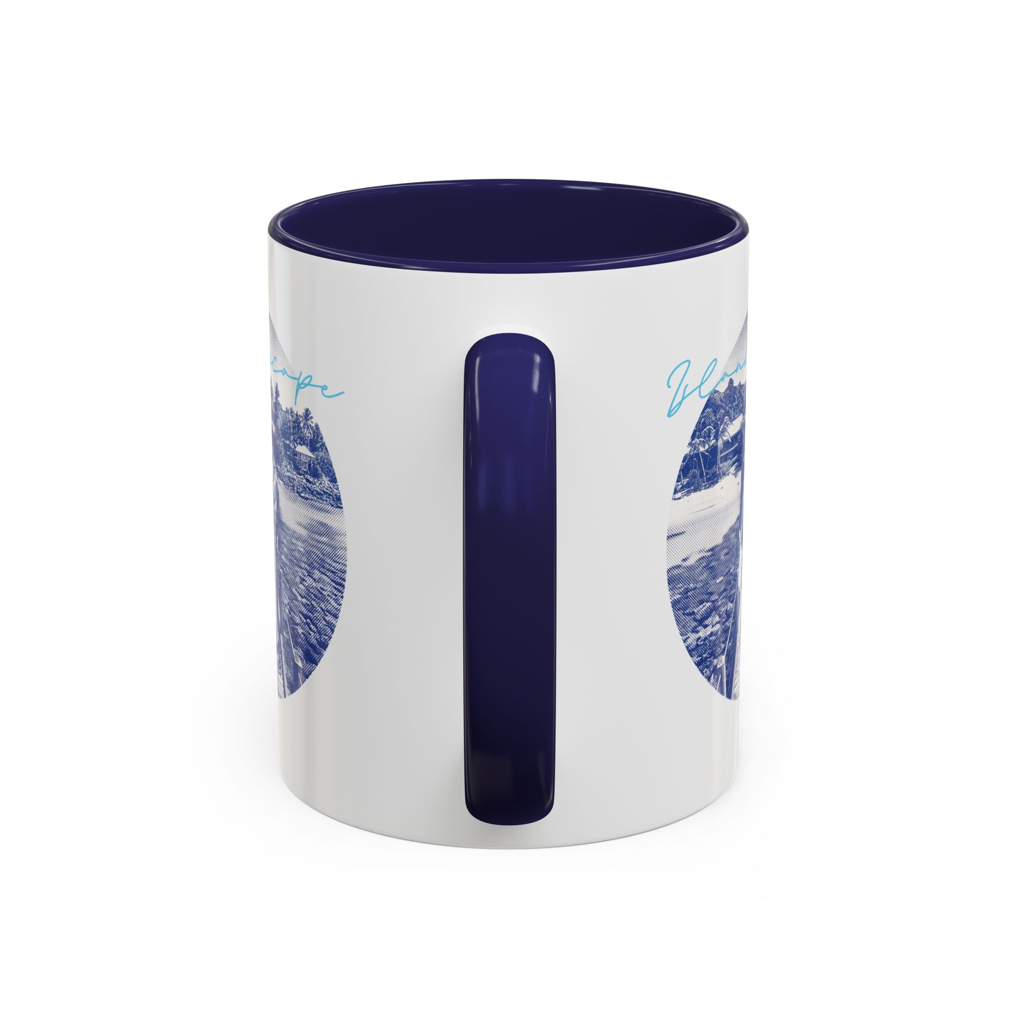 Island Escape Travel Mug - Tropical Beach Coffee Cup for Travelers