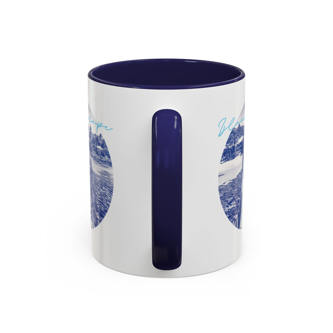 Island Escape Travel Mug - Tropical Beach Coffee Cup for Travelers