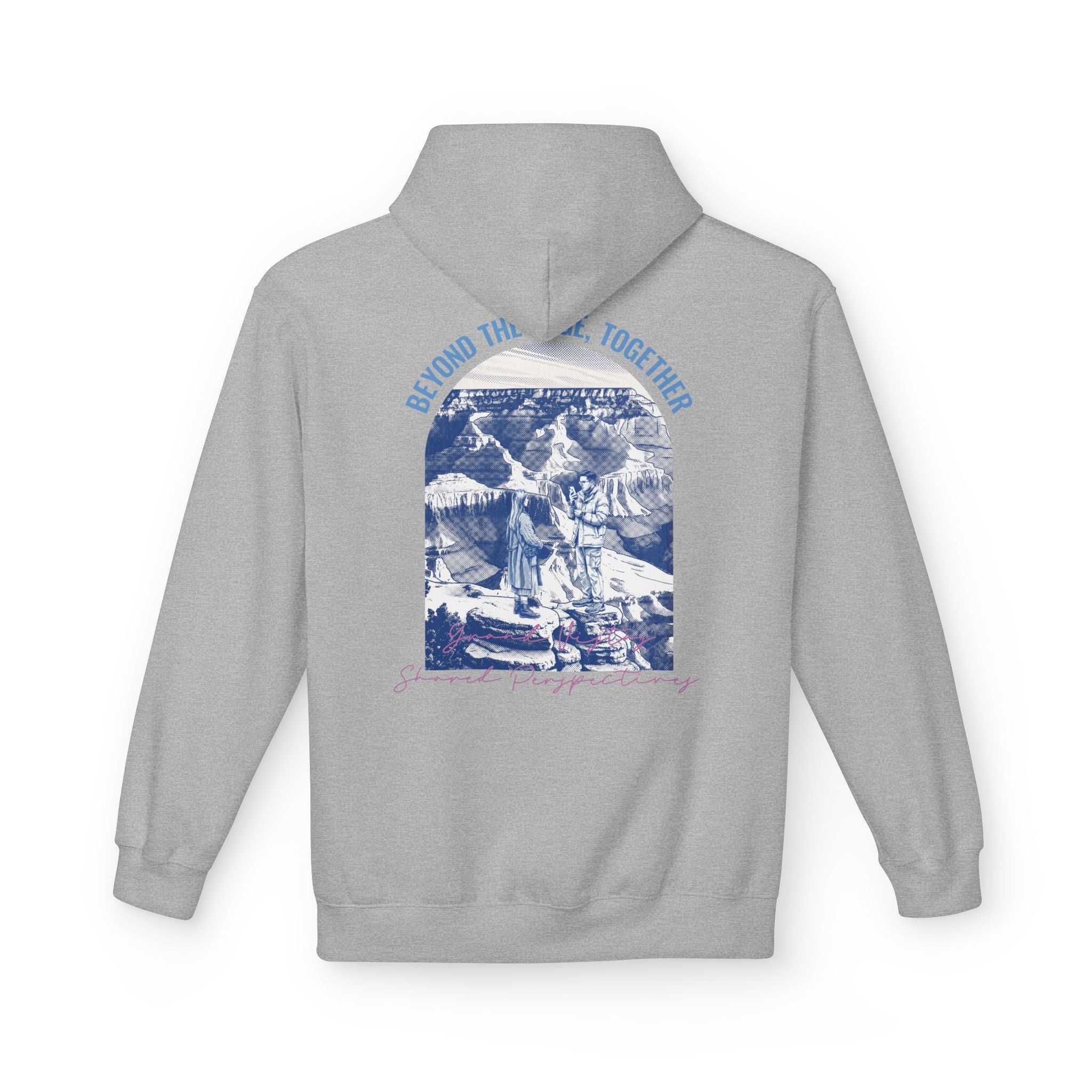 Beyond The Horizon Custom Travel Hoodie, Scenic Landmark Couple Gift