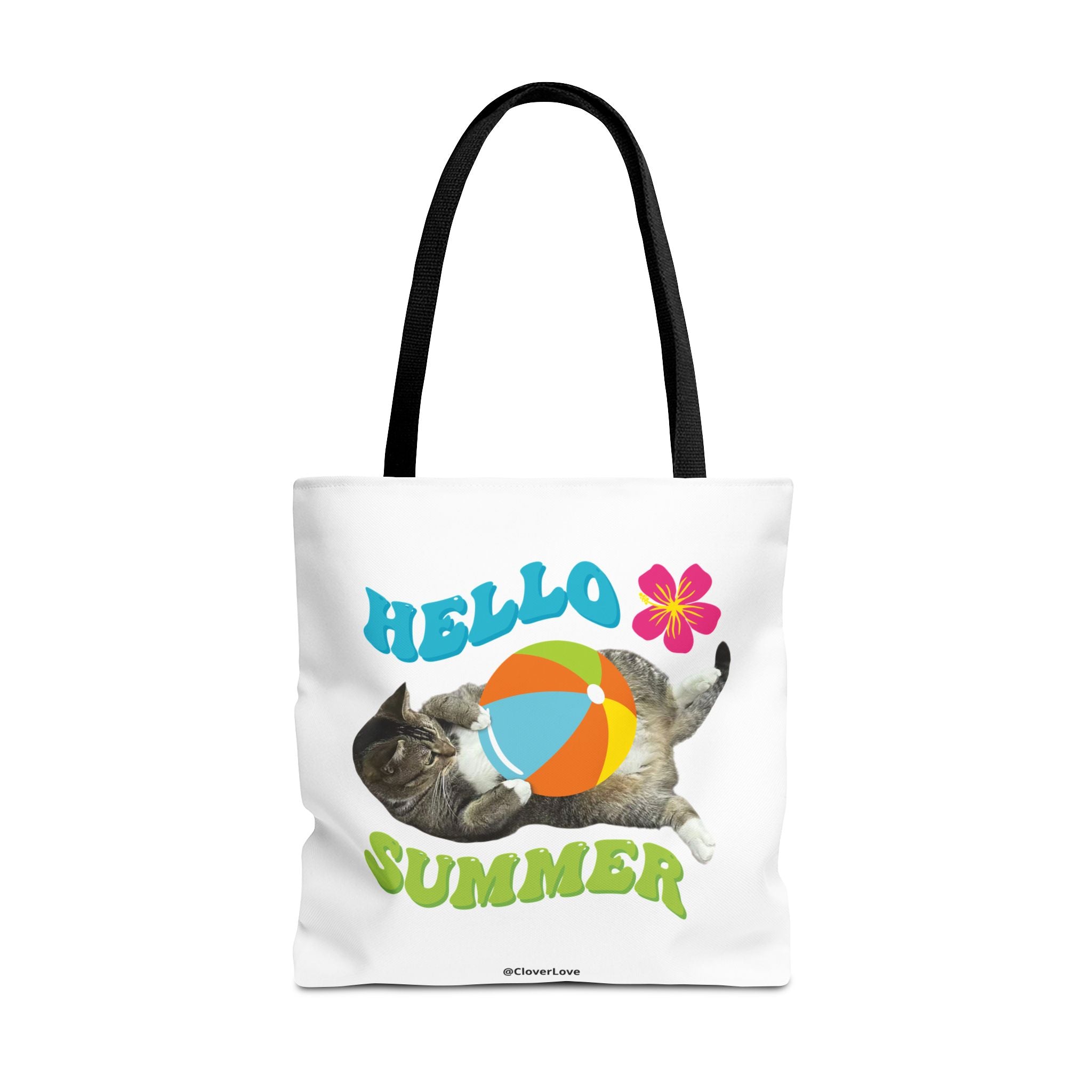 Custom Cat Tote Bag | Personalized Pet Photo Canvas Bag